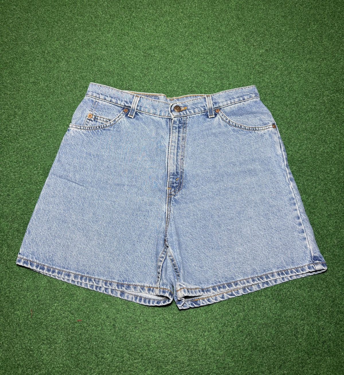 Levi's Vintage Clothing Levi's High Rise Women's 14 Jorts Vintage 920 7” Jean Shorts Size 36" / US 14 / IT 50 - 3 Thumbnail