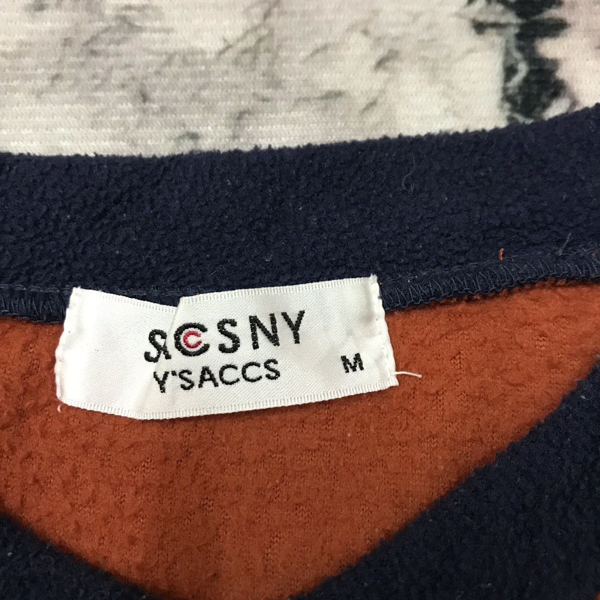 Yohji Yamamoto Vintage Sacsny Y’saccs Yohji Yamoto Fleece Longsleeve Shirt Size US M / EU 48-50 / 2 - 4 Thumbnail