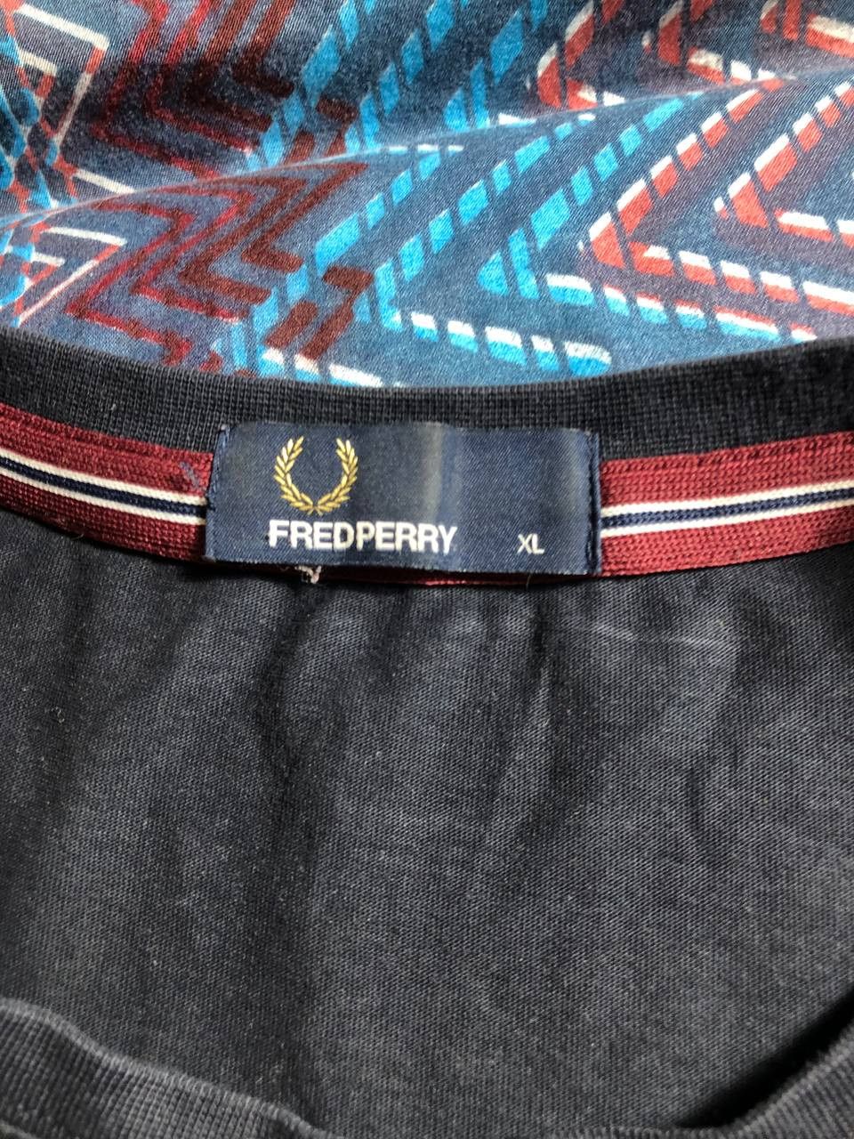 Fred Perry × Vintage Vintage Fred Perry Logo T-Shirt Streetwear Y2K Size US XL / EU 56 / 4 - 2 Thumbnail