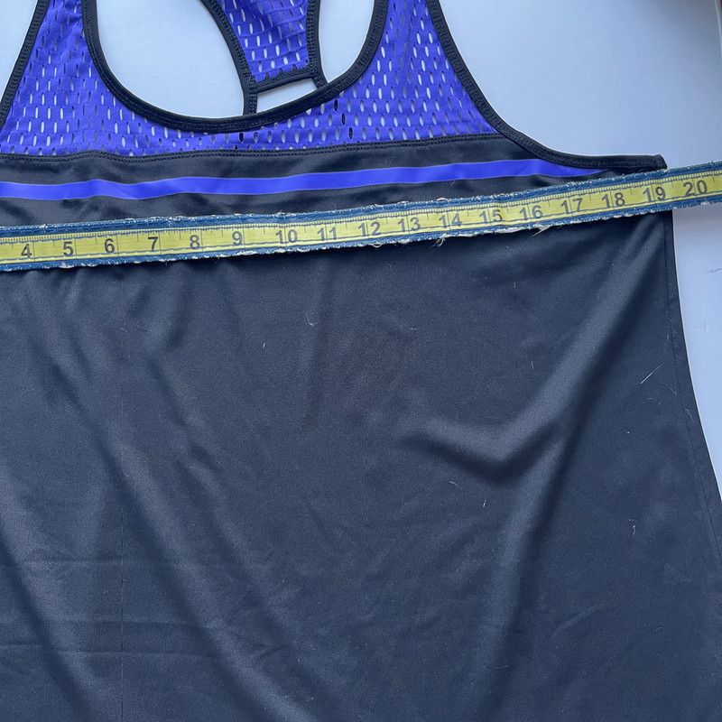 Other MTA Athletic Racerback Tank Top Black Yellow-Green Large Size XL / US 12-14 / IT 48-50 - 5 Thumbnail