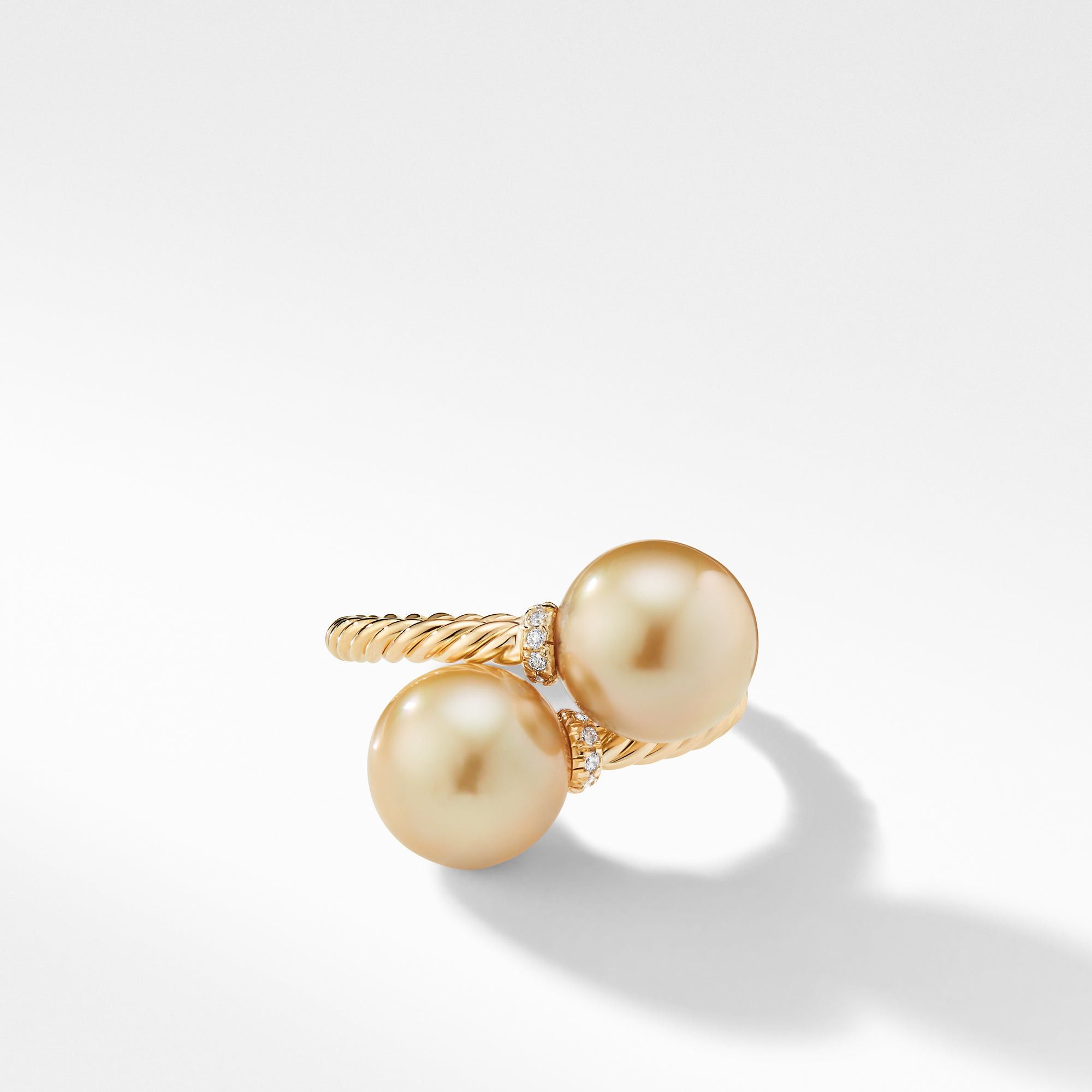David Yurman o1w1db10325 R12818D Ring with Diamonds & Golden in 18K Gold Size ONE SIZE - 1 Preview