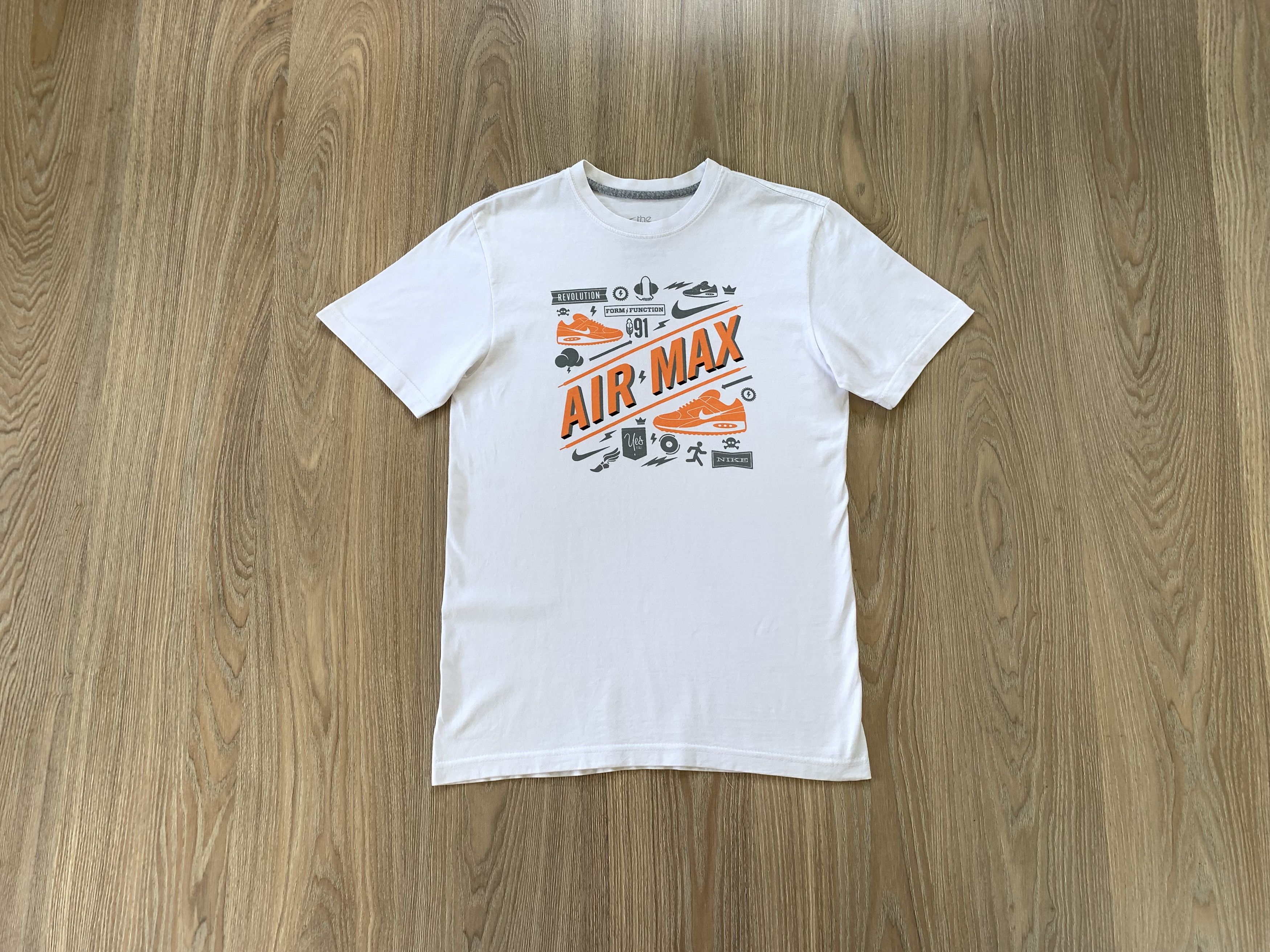 Nike Nike Air Max Regular Fit Cotton T Shirt Size US S / EU 44-46 / 1 - 1 Thumbnail
