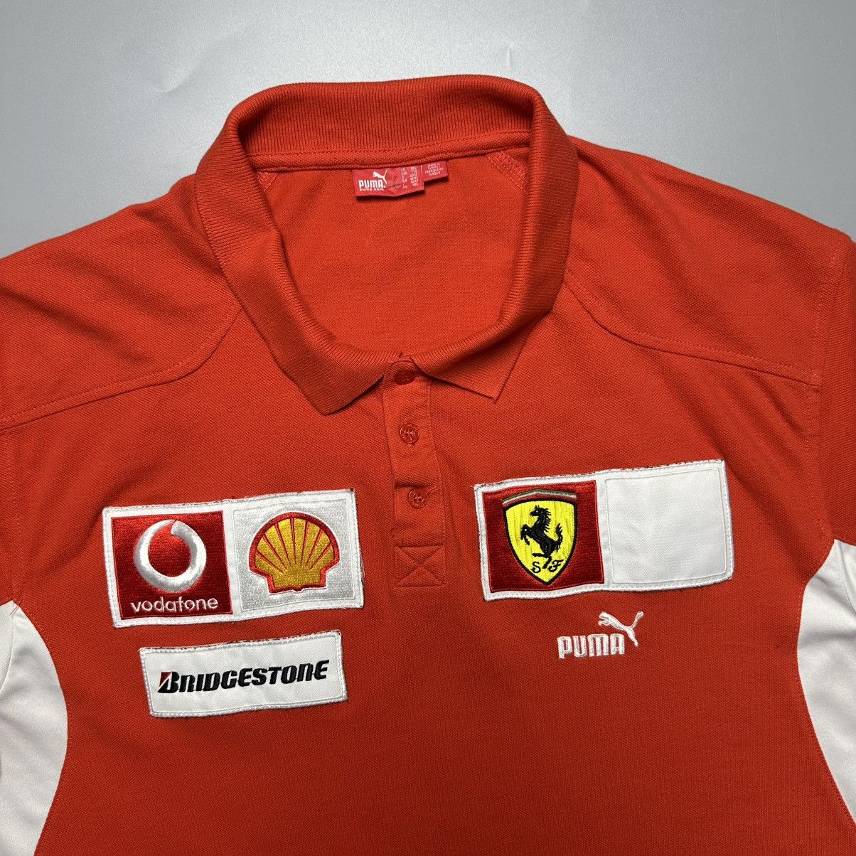 Puma PUMA x FERRARI FORMULA 1 VINTAGE TEAM POLO Size US XXL / EU 58 / 5 - 2 Thumbnail