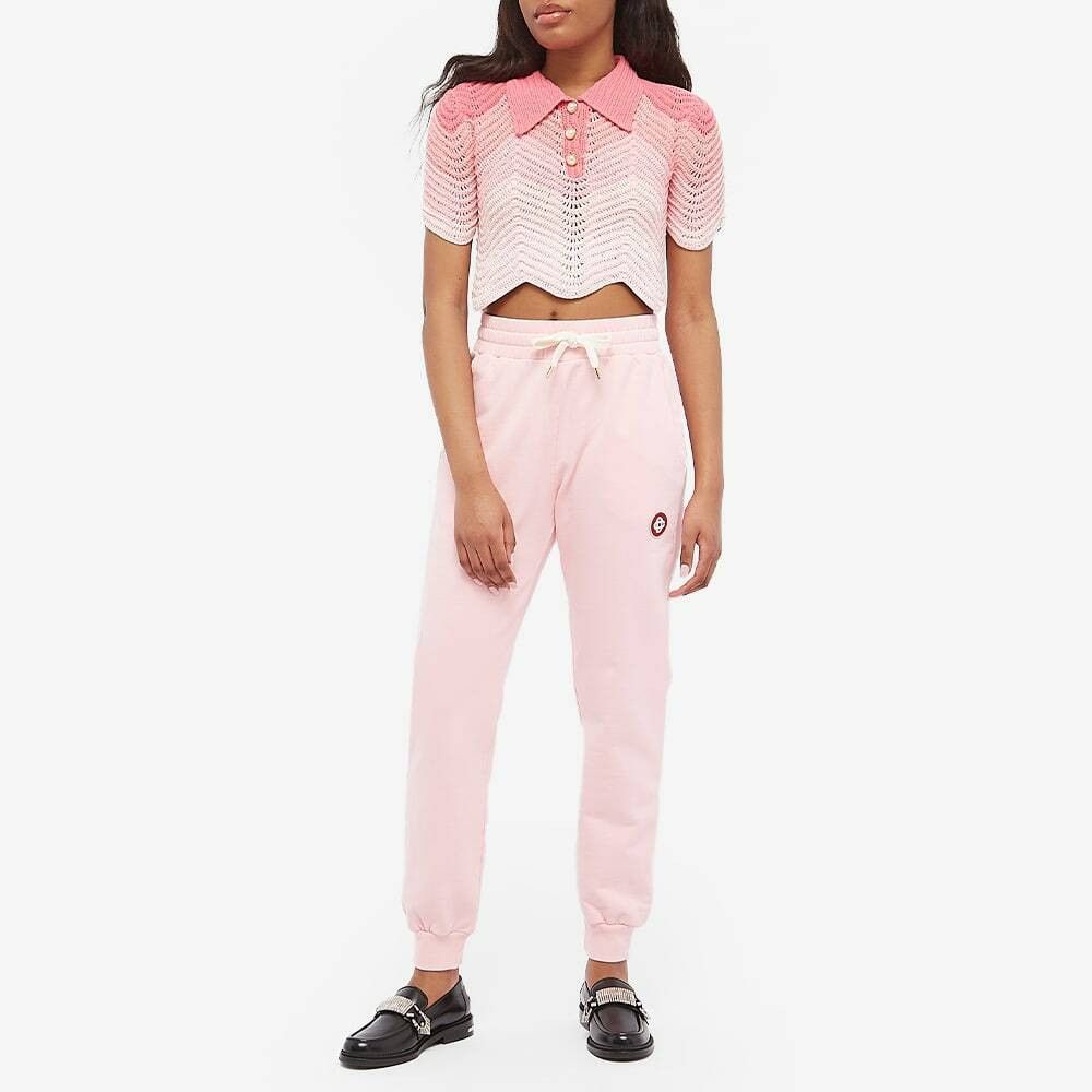 Casablanca Logo Patch Sweatpants & Joggers in Pink Size US 38 / EU 54 - 4 Thumbnail