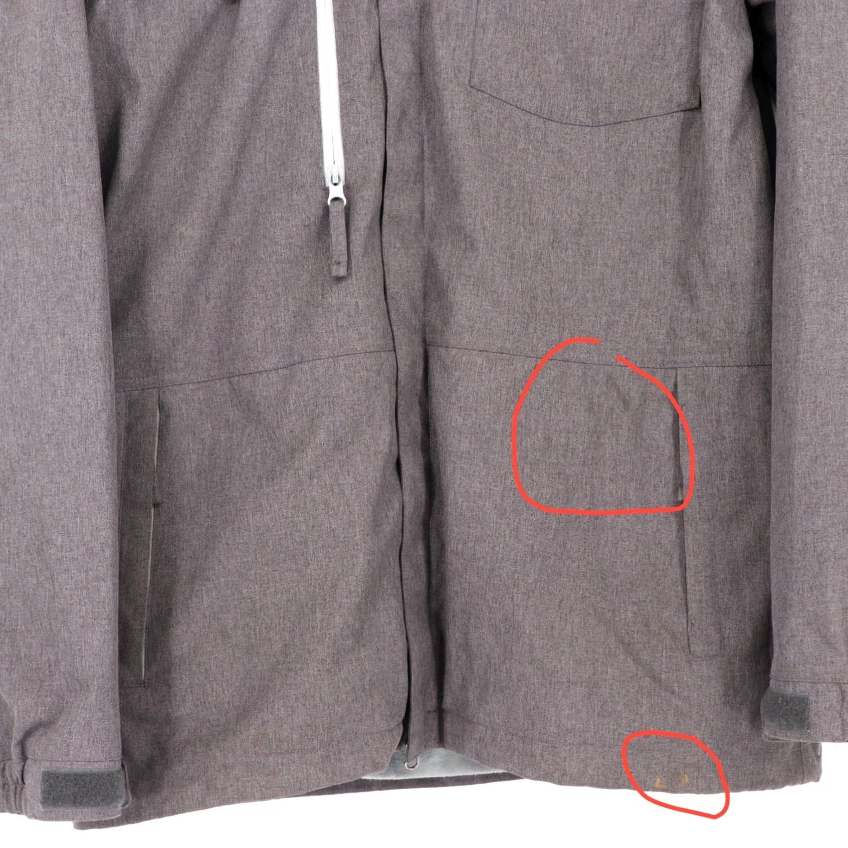 686 686 Mens Snowboard Jacket Size M Gray Heather Lined Hooded Ski Size US M / EU 48-50 / 2 - 6 Thumbnail