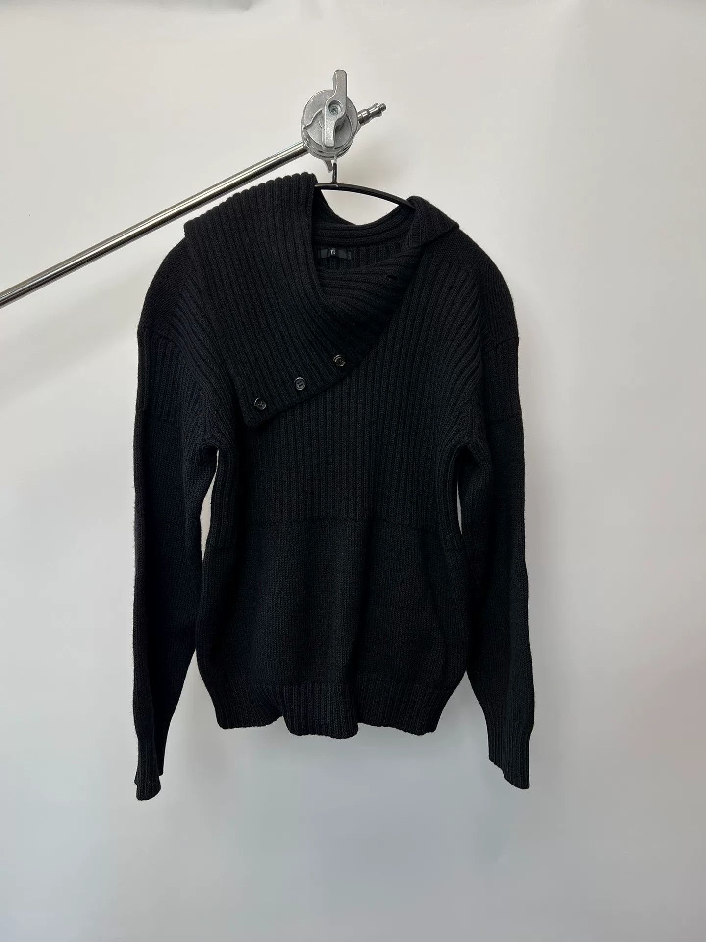 Yohji Yamamoto Yohji Yamamoto Wool Knit Sweater Size US L / EU 52-54 / 3 - 1 Thumbnail