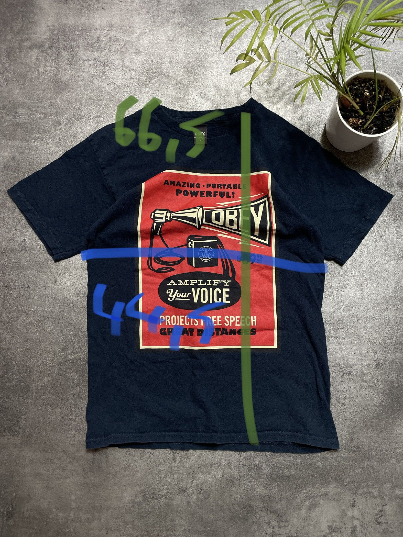 Obey ❗️RARE❗️Vintage Y2K Obey T-Shirt Big Logo Size US XS / EU 42 / 0 - 6 Thumbnail