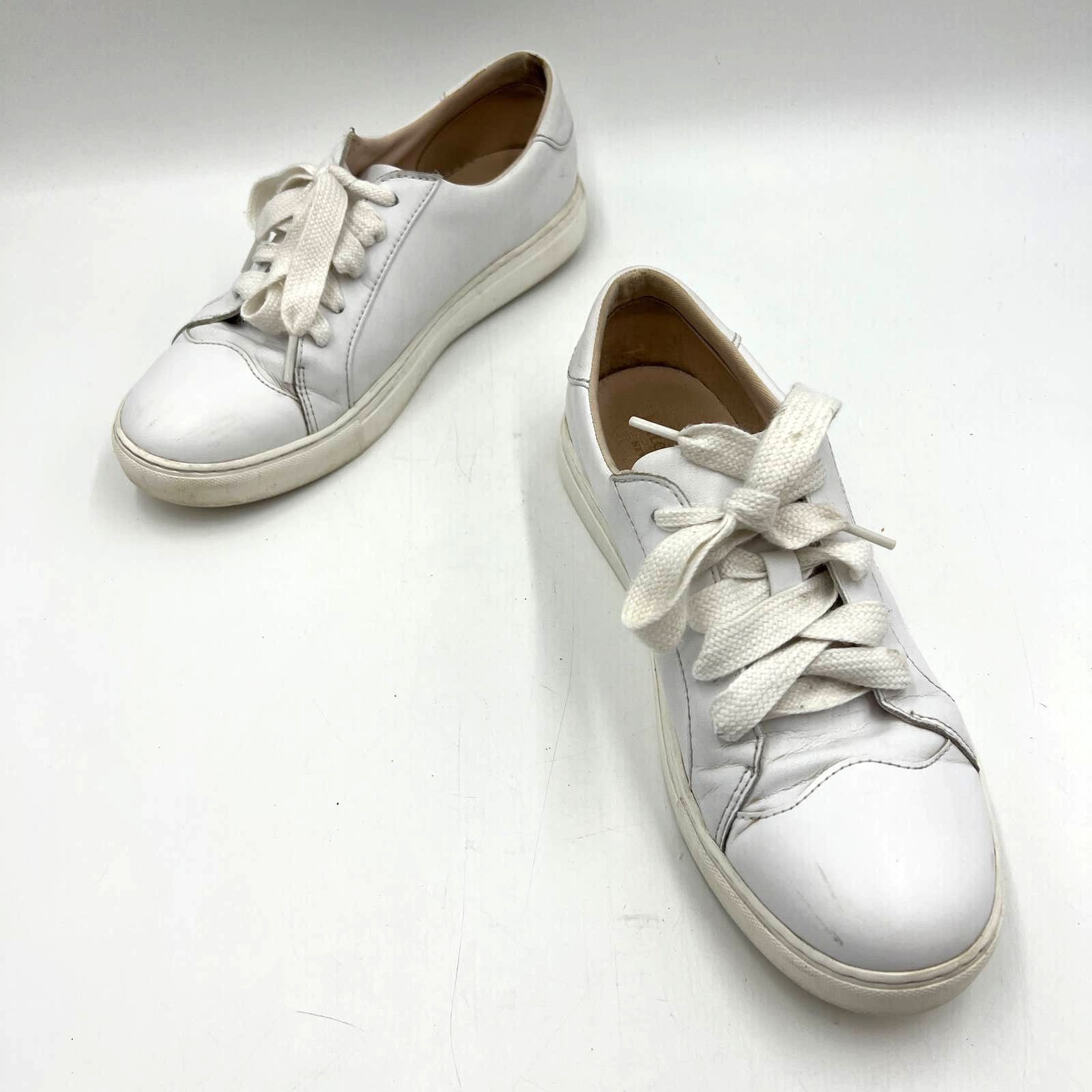 Kate Spade Kate Spade Fez Low Top Sneakers White Leather Size US 8.5 / IT 38.5 - 8 Thumbnail