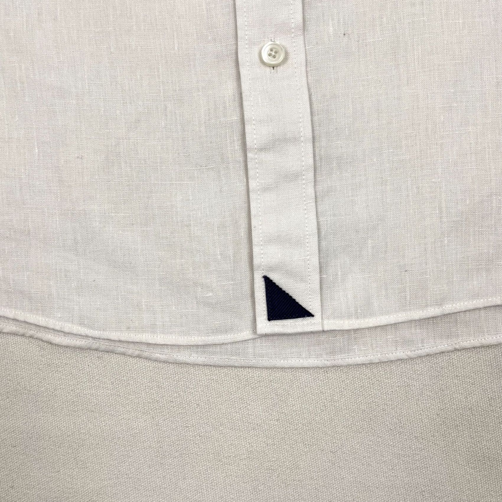 UNTUCKit UNTUCKit Shirt Mens 2XL Tall White Linen Button-Up Casual Preppy SS Shirt 2XL Tall Mens White Linen Button-Up UNTUCKit Size US XXL / EU 58 / 5 - 3 Thumbnail