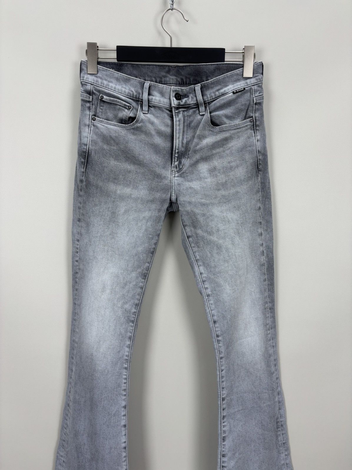 G-Star Womens flared jeans G Star Raw Size 27 Color Gray Size 25" / US 0 / IT 36 - 3 Thumbnail