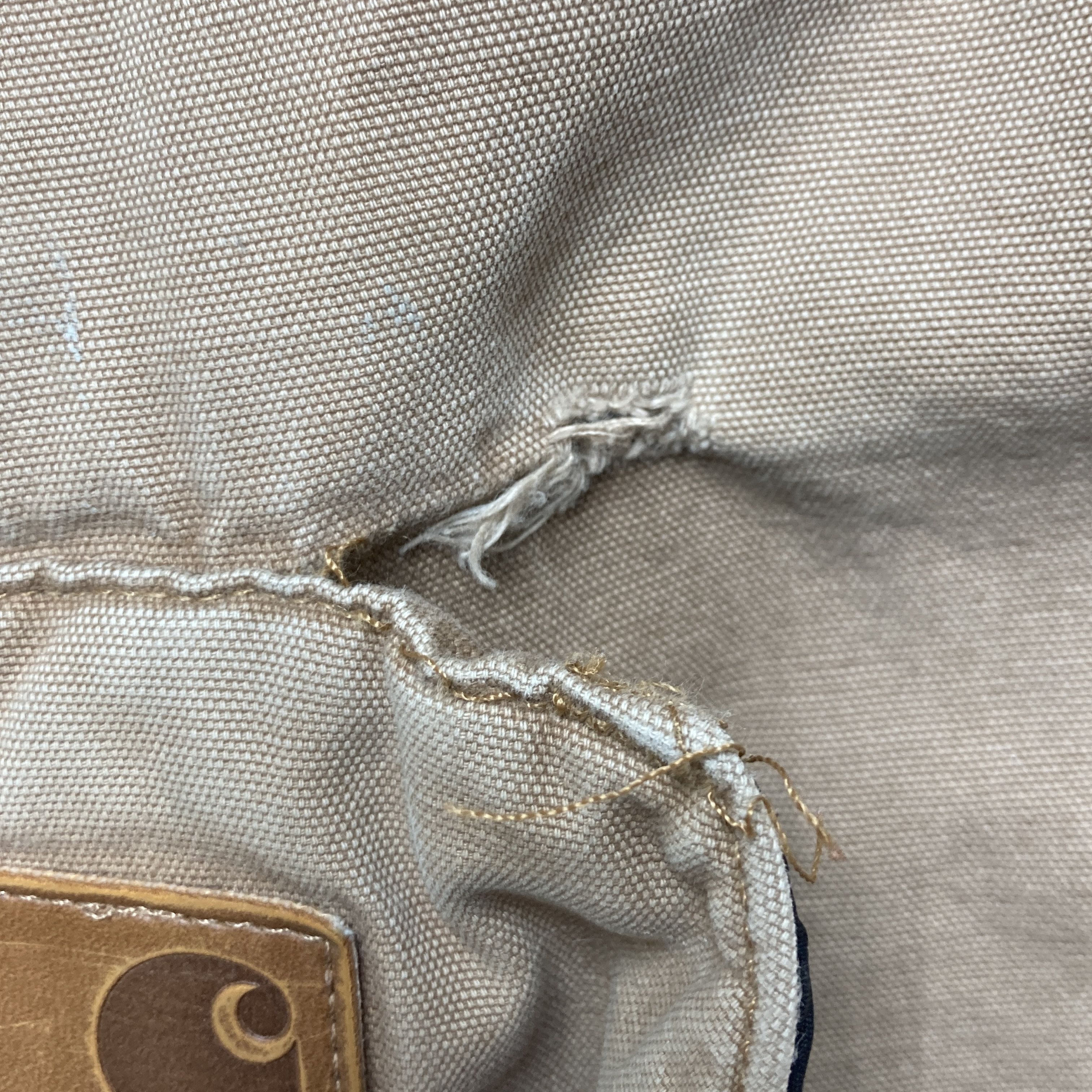 Carhartt Thrashed Carhartt V300 BUC Buckskin Quilt Lined Vest Medium Size US M / EU 48-50 / 2 - 9 Thumbnail