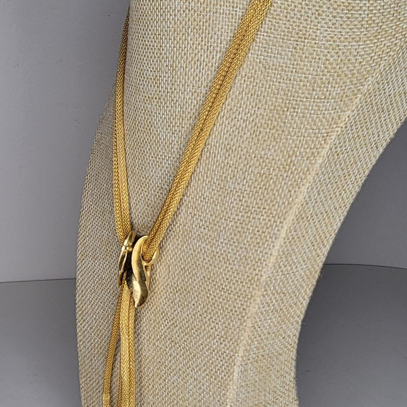 Westerlind Vintage Gold Tone Leaf Knot Necklace Size ONE SIZE - 7 Thumbnail