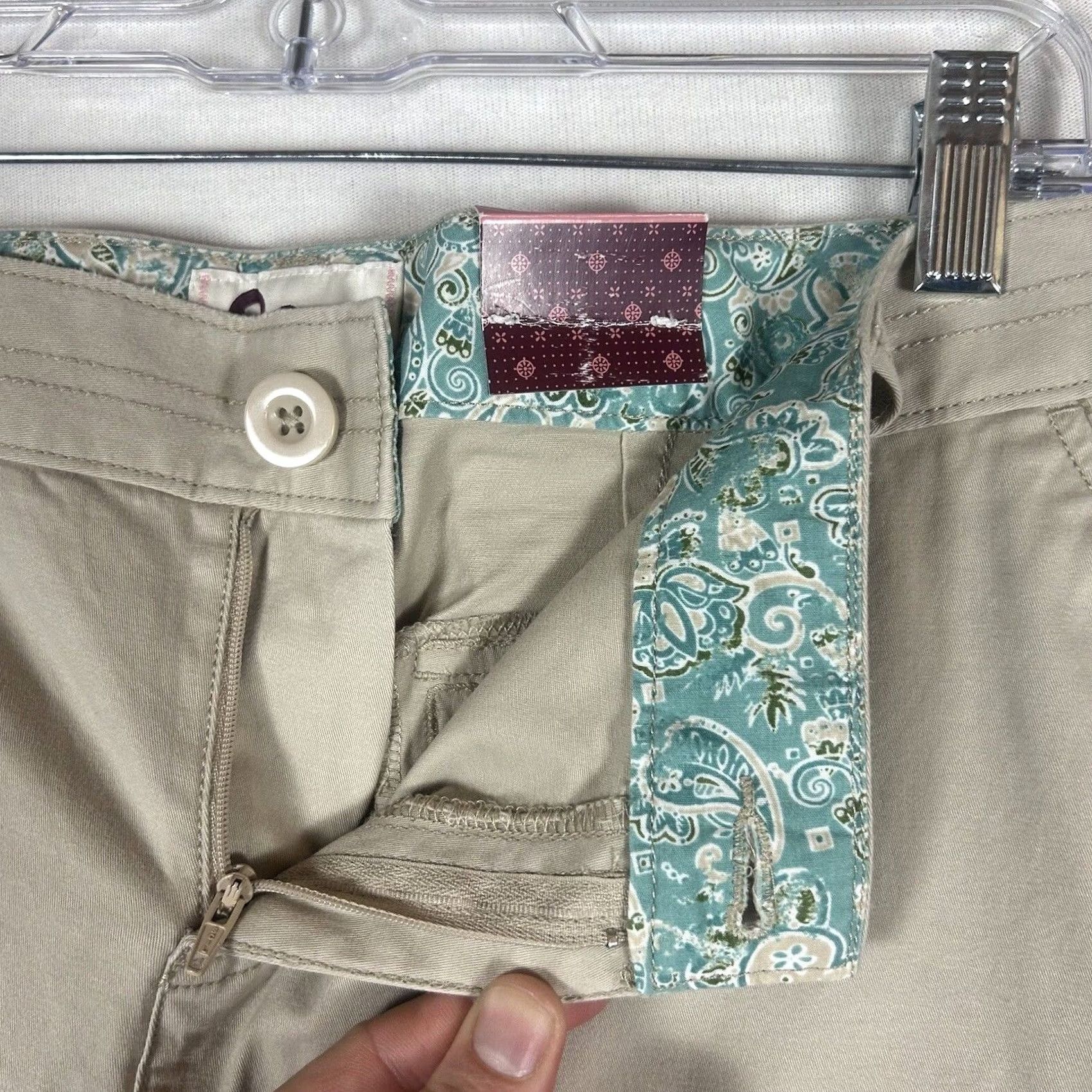 Vintage Kohls SO NEW Bootcut Khaki Pants Girls Teens Size 17 Uniform Pants Stretch NWT Size 38" / US 16 / IT 52 - 3 Thumbnail