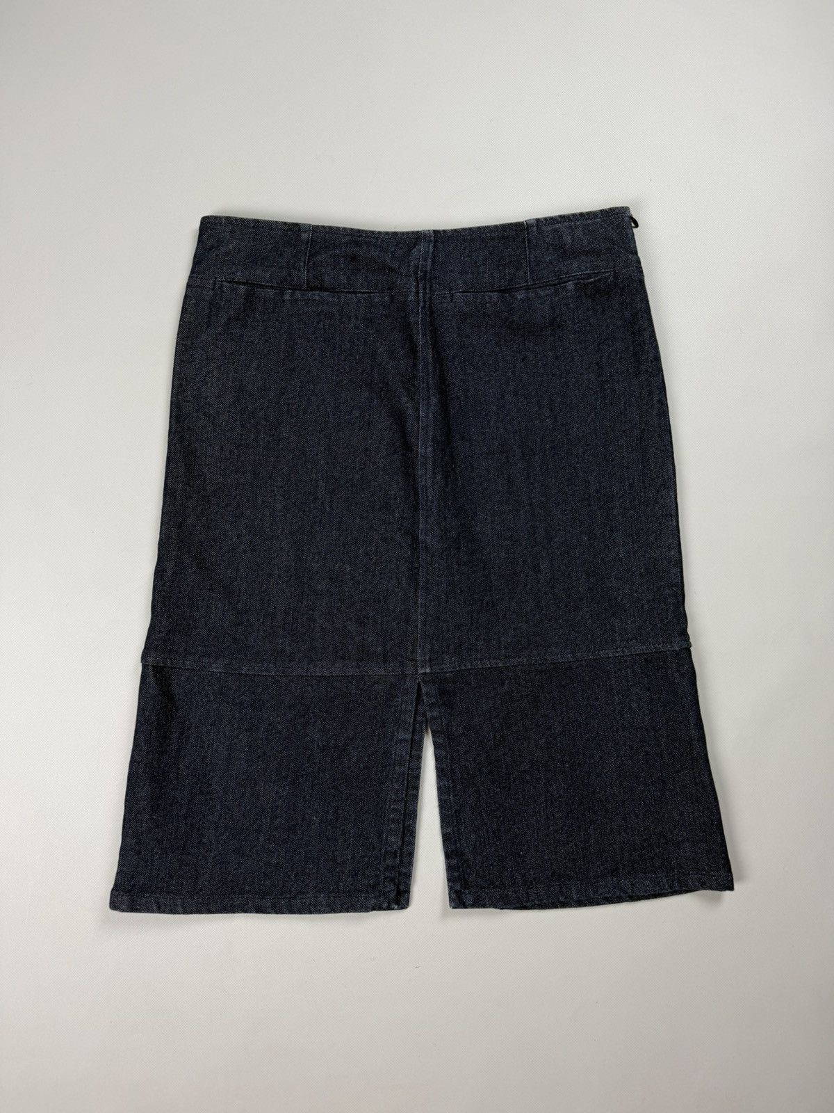 Armani Armani Jeans Vintage 90s Ladies Denim Midi Y2K Skirt Size 32" / US 10 / IT 46 - 19 Thumbnail