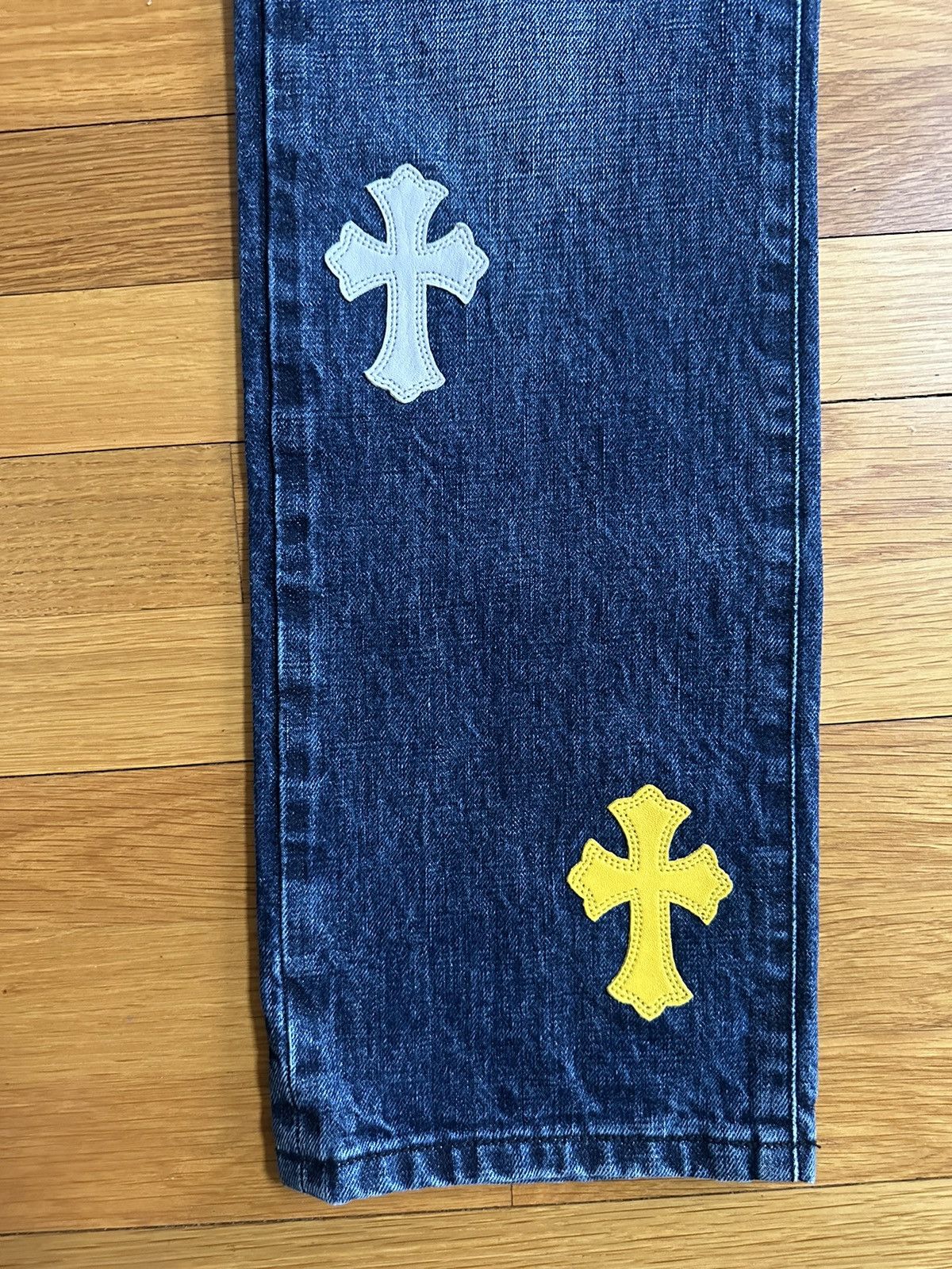 Chrome Hearts Custom Cross patch denim 1/1 special order Size US 29 - 10 Thumbnail