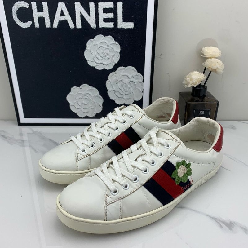 Gucci ACE White Red Fashion Sneakers