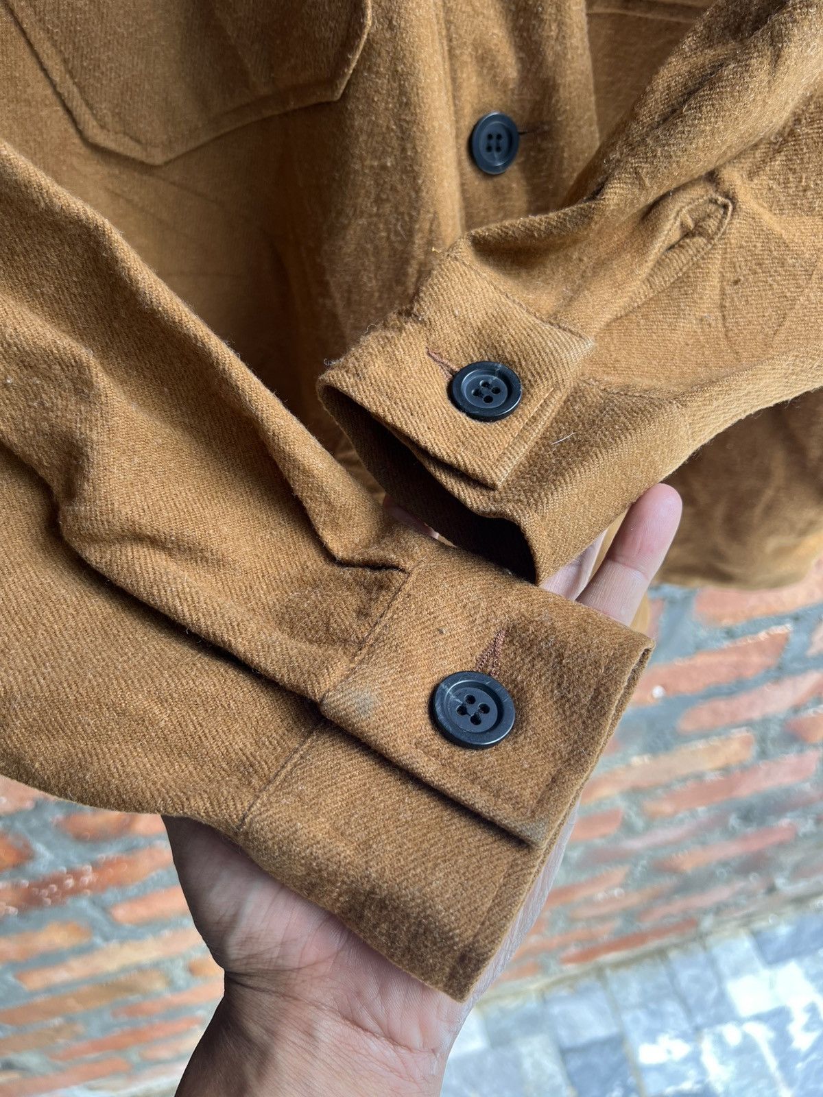 The Real McCoy's Real McCoy Wool Blend Overshirt Size US XL / EU 56 / 4 - 4 Thumbnail