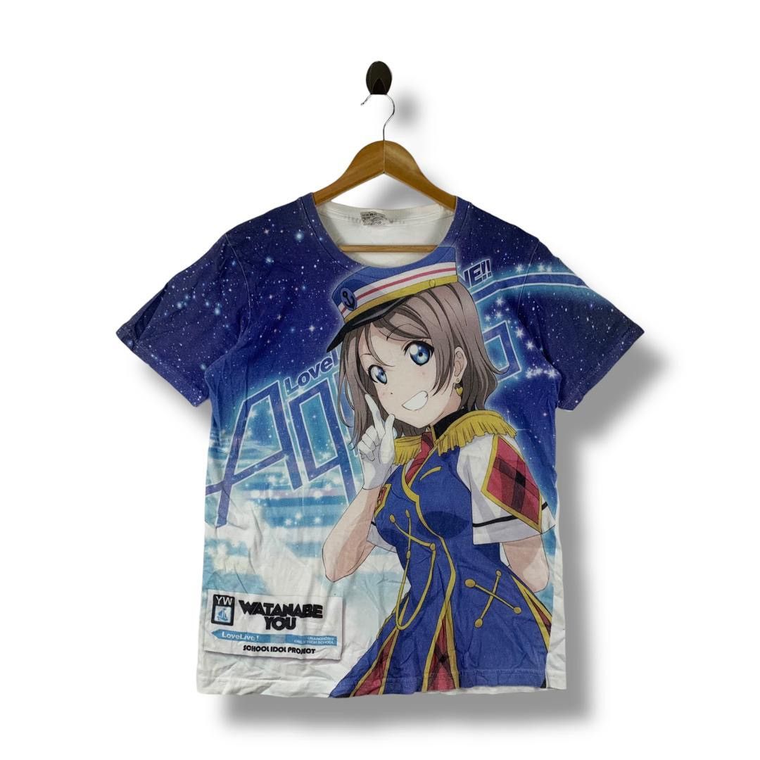Anime × Japanese Brand LOVE LIVE SUNSHINE Hanamaru kunikida Full printed cospa tee Size US L / EU 52-54 / 3 - 1 Thumbnail