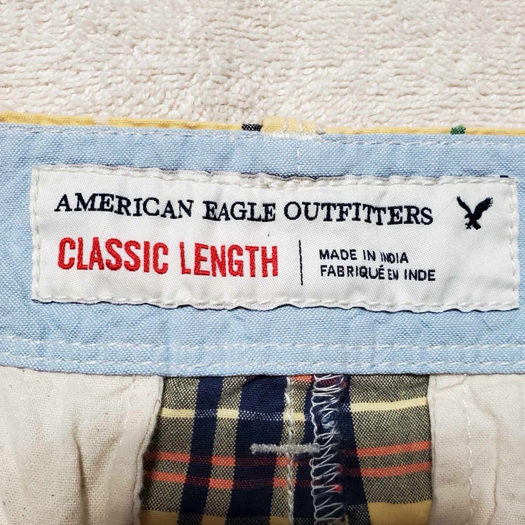 American Eagle Outfitters VINTAGE American Eagle Men 28 Camouflage Plaid Shorts Classic Length Size US 28 / EU 44 - 2 Thumbnail