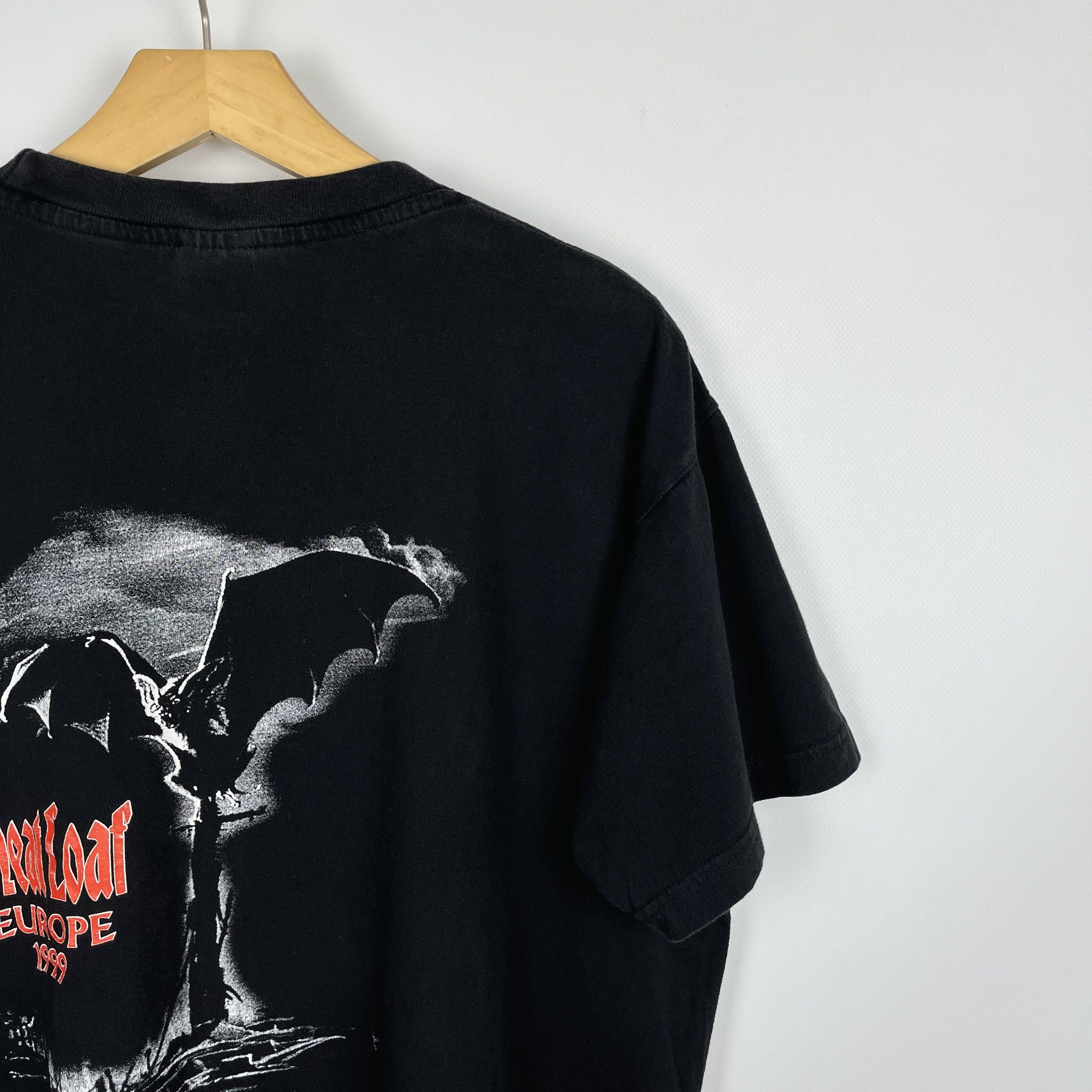 Band Tees Vintage Meat Loaf Rock Band Europe Tour T Shirt 1999 Size US M / EU 48-50 / 2 - 17 Thumbnail