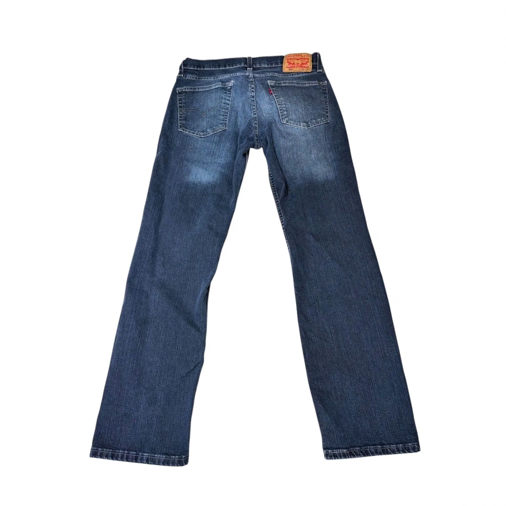 CO VINTAGE? Levi Strauss & Co 505 Mens Jeans W29 L30 Dark Wash Straight Fit Denim Size US 29 - 7 Thumbnail