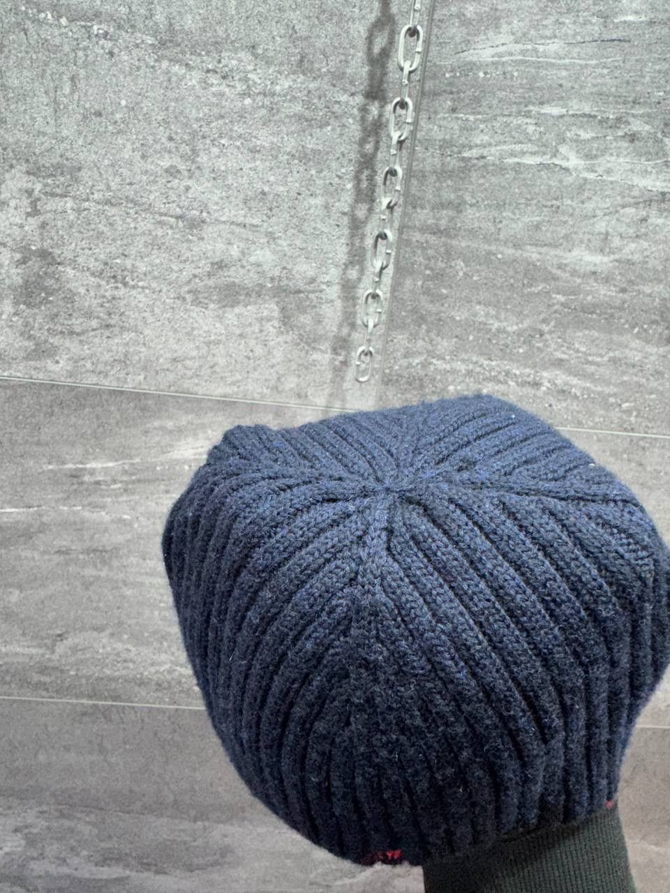 Vintage POLO RALPH LAUREN mini logo Wool Hat Navy Size ONE SIZE - 2 Thumbnail