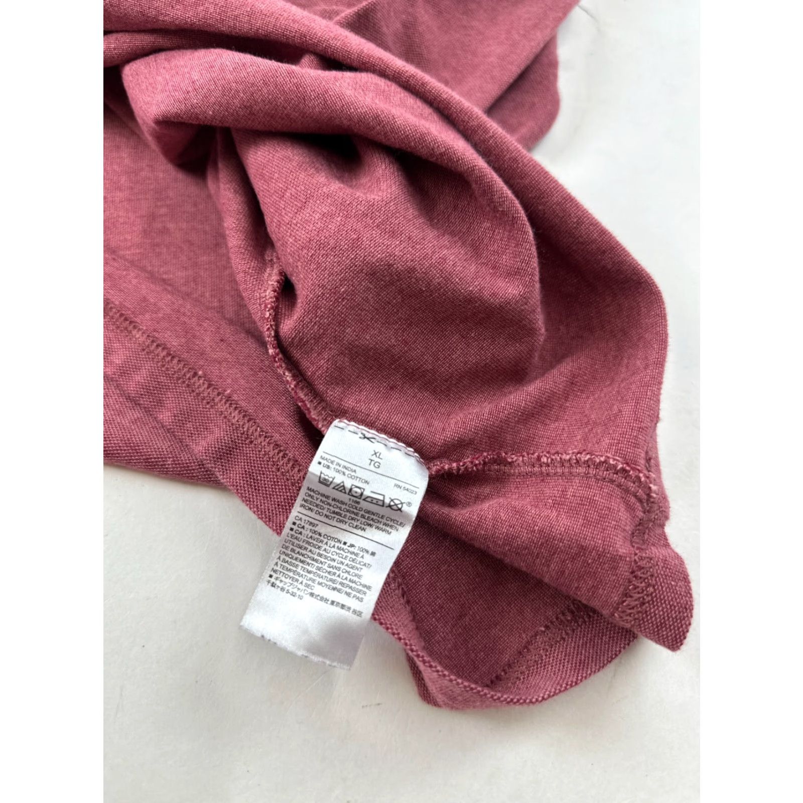 Banana Republic Banana Republic Shirt Mens XL Pink Heather Long Sleeve Crew Neck T-Shirt Outdoor Size US XL / EU 56 / 4 - 6 Thumbnail