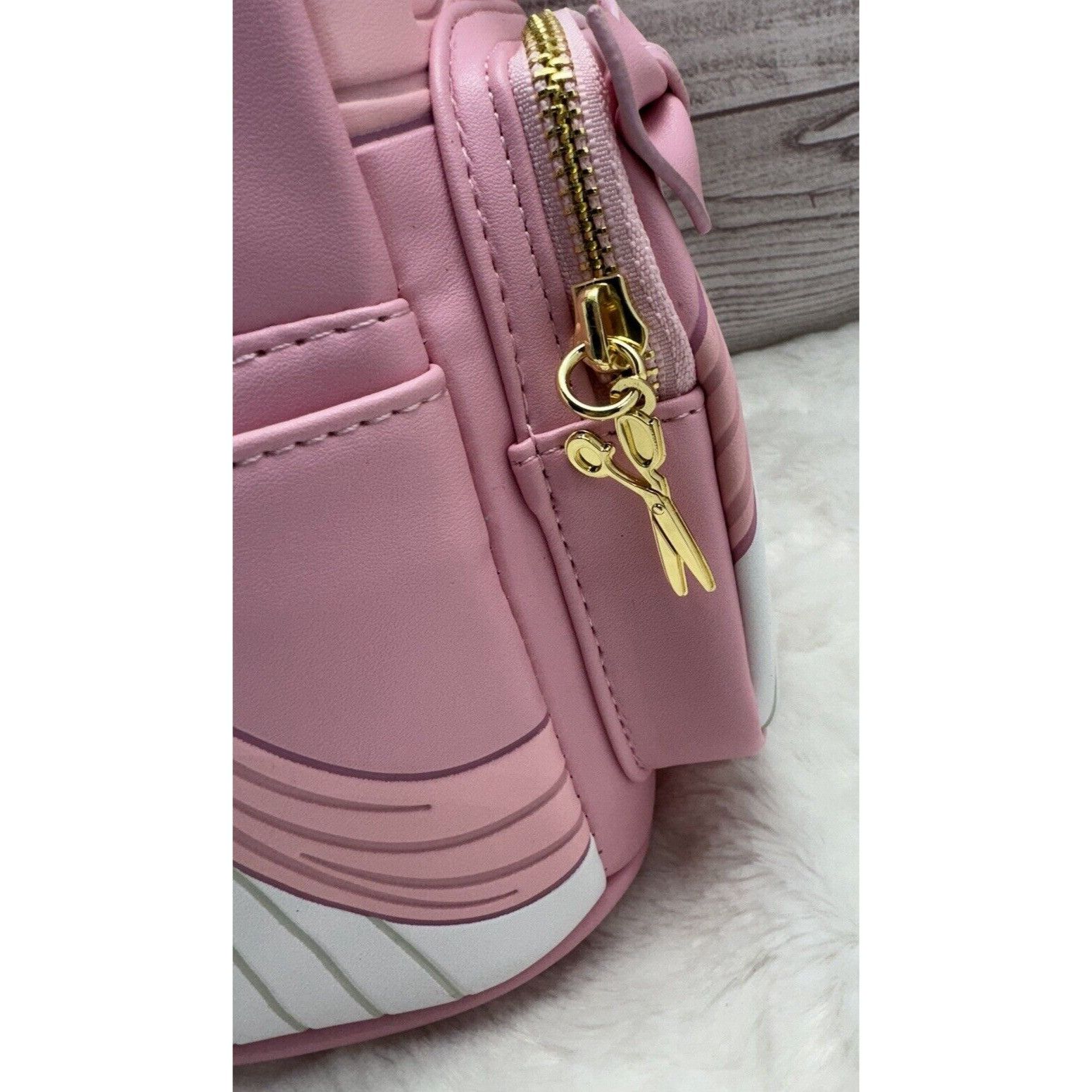 Disney Loungefly Disney Cinderella Pink Dress Mini Backpack NWT Size ONE SIZE - 2 Thumbnail