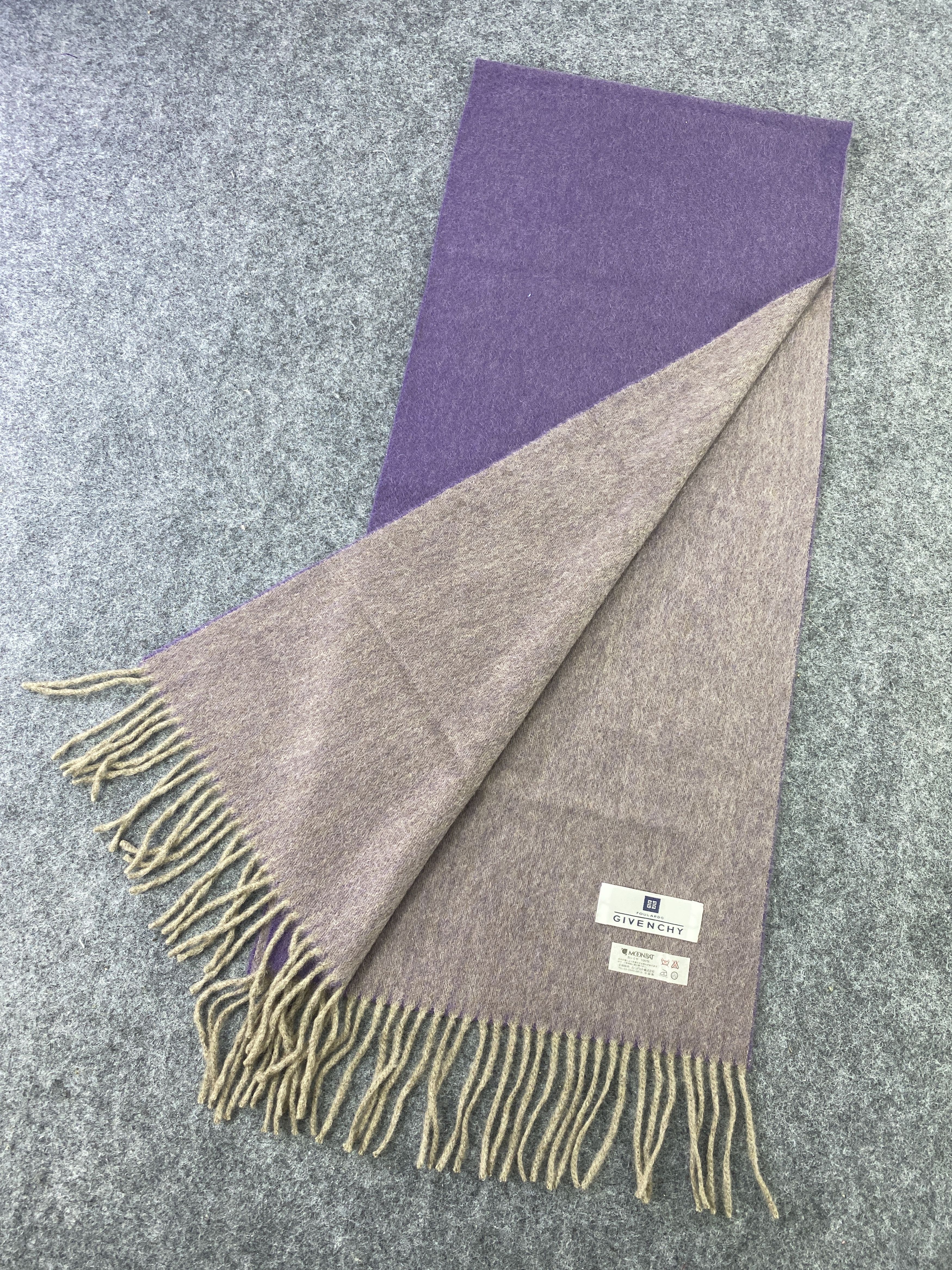 Givenchy GIVENCHY 100% Cashmere Scarf / Muffler / Neckwear -T309 Size ONE SIZE - 3 Thumbnail