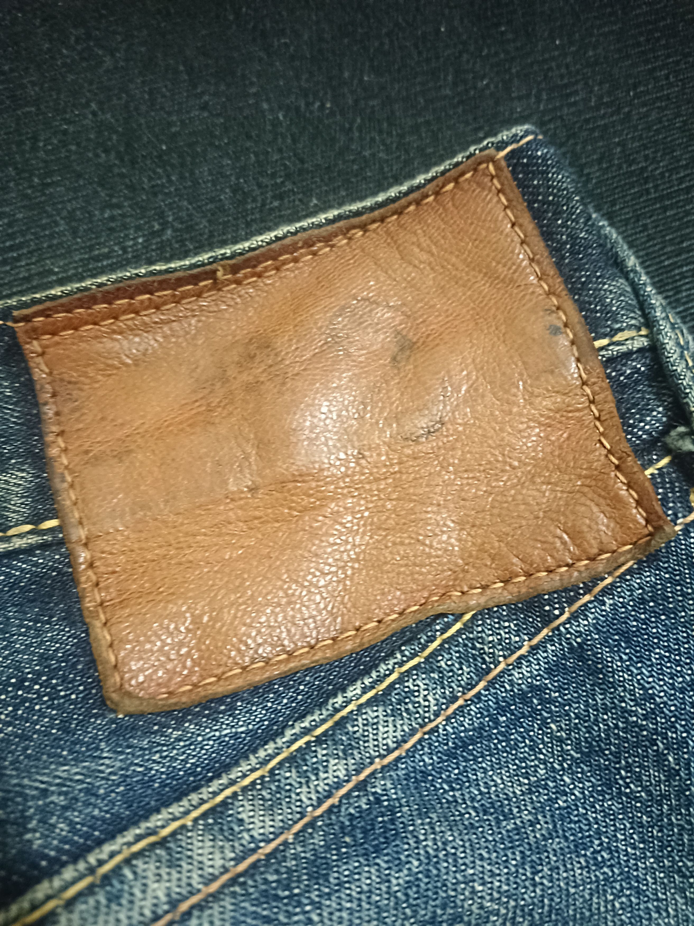 Evisu × Japanese Brand × Vintage Mighty Evisu vintage daicock big logo selvedge jeans Size US 36 / EU 52 - 6 Thumbnail