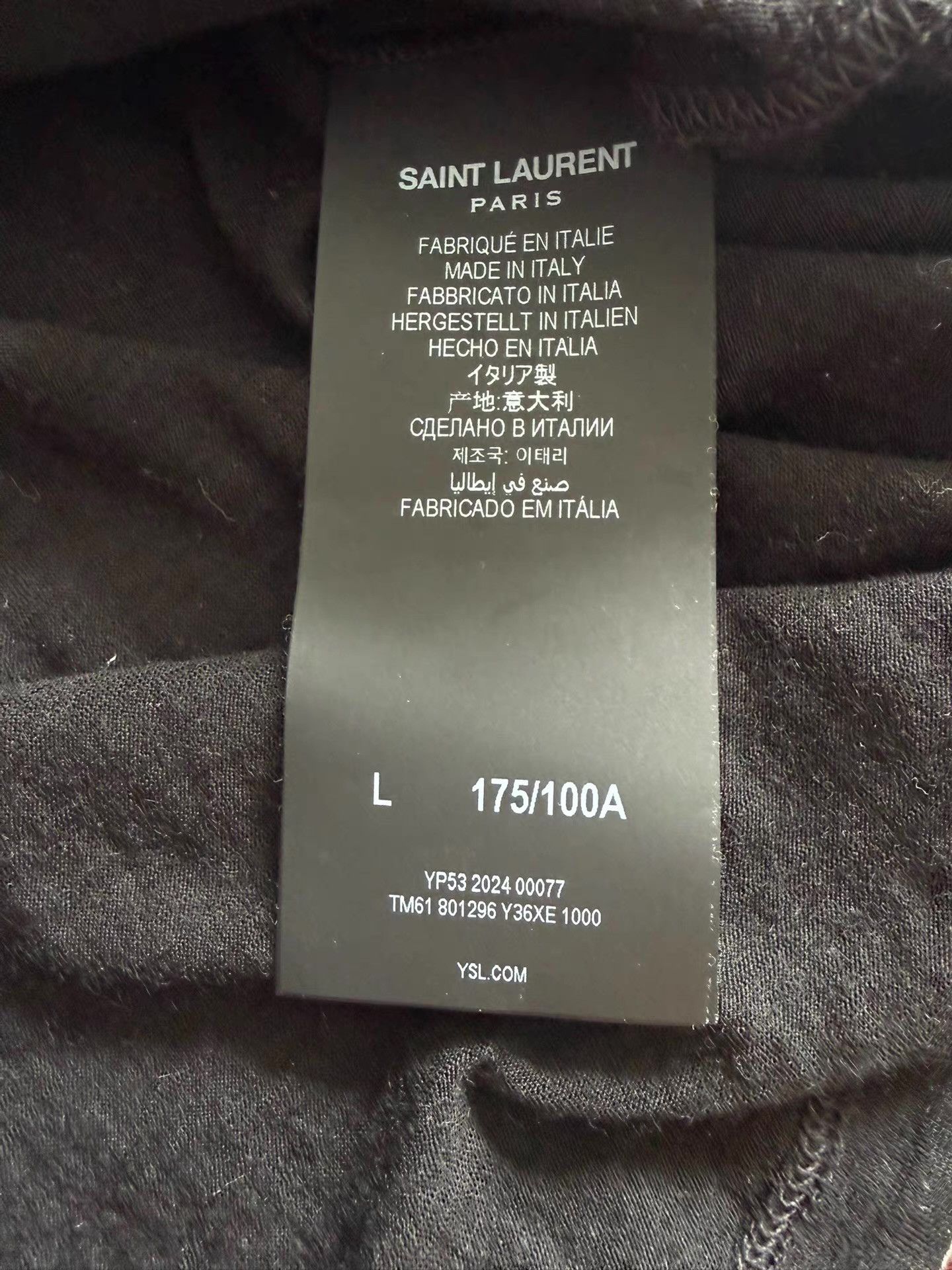 Saint Laurent Paris Saint Laurent wool base layer sweater Ｑ23 Size US L / EU 52-54 / 3 - 4 Thumbnail