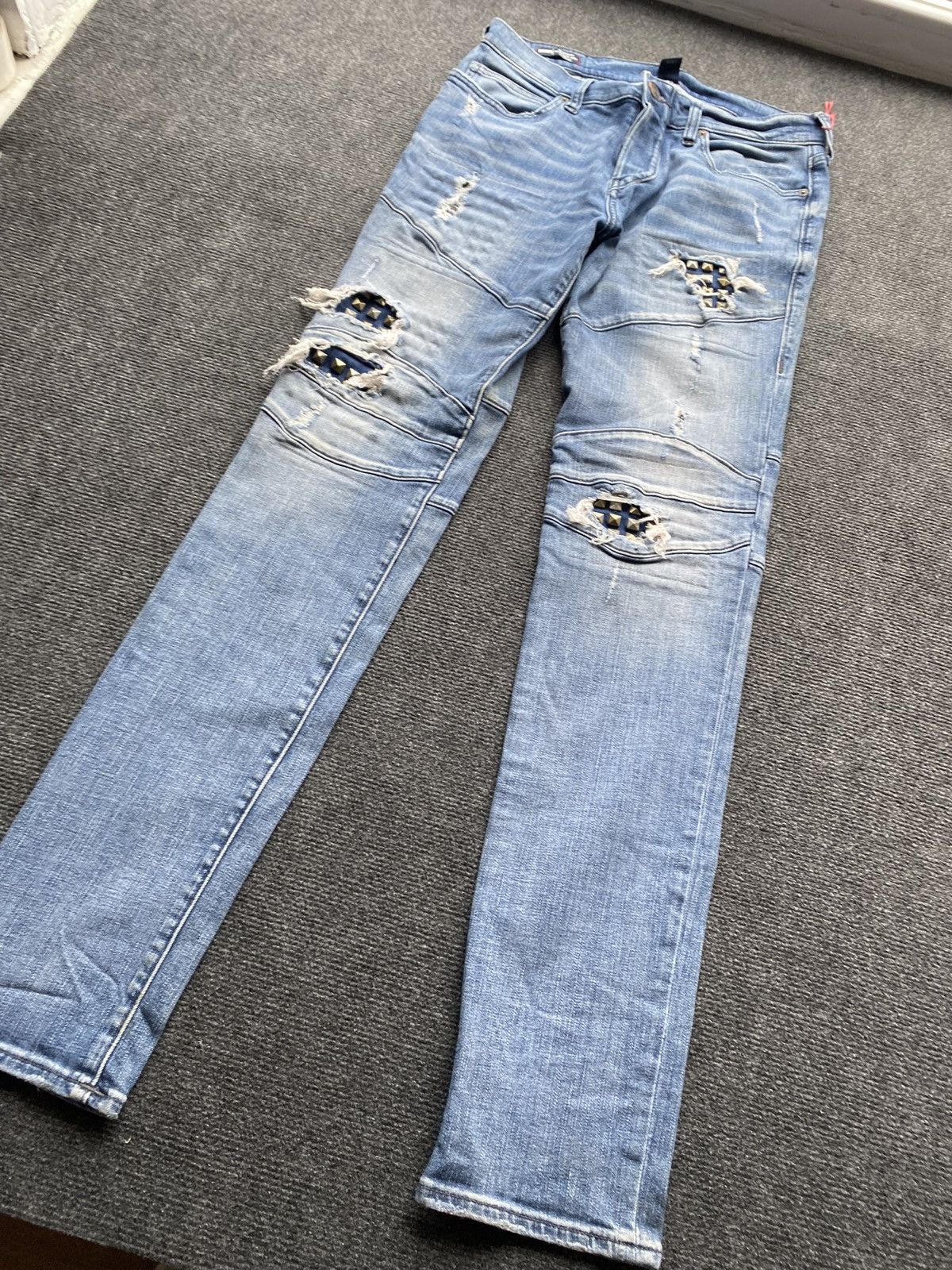 True Religion 🔥Opium Punk True Religion Rocco Relaxed Skinny distressed 30 Size US 30 / EU 46 - 21 Thumbnail