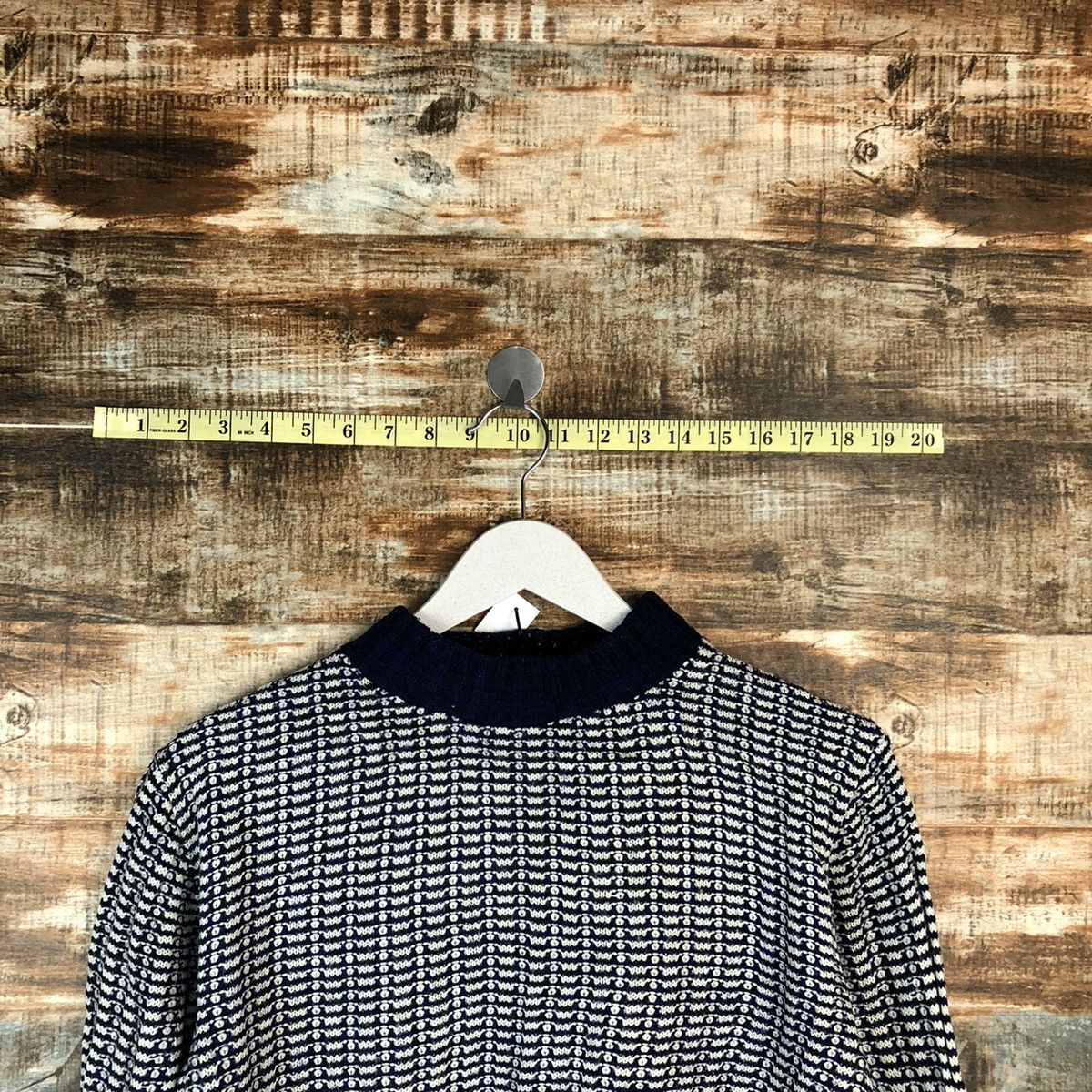 Homespun Knitwear × Japanese Brand × Vintage Japanese Brand Blue Knitwear #A1624 Size S / US 4 / IT 40 - 4 Thumbnail
