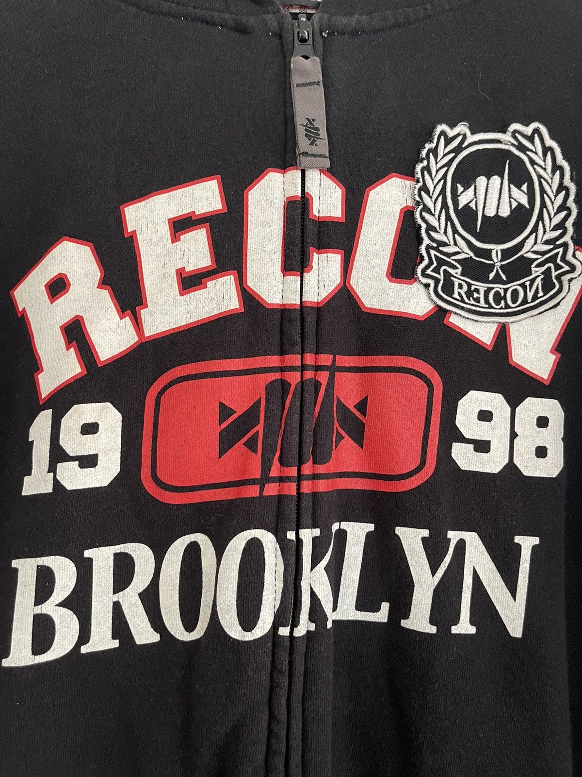 Recon Recon 1998 City of Brooklyn Zip Up Hoodie Japanese Size US XL / EU 56 / 4 - 3 Thumbnail