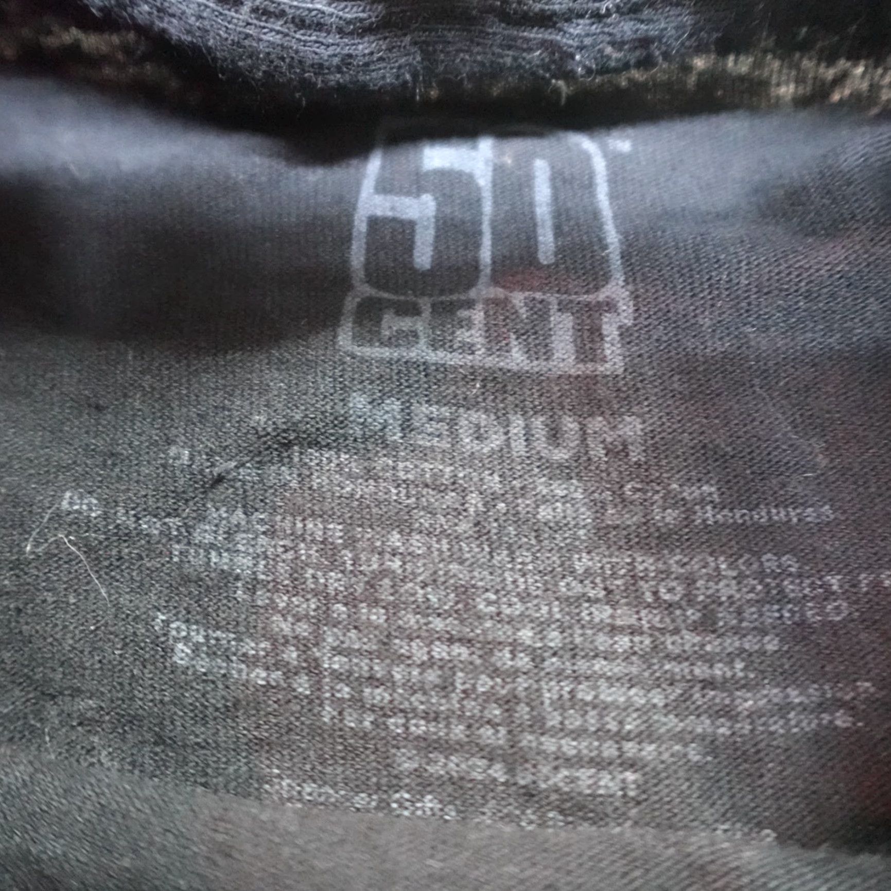 Vintage 50 Cent Shirt Medium Black Get Rich Die Tryin' T-Shirt Crew Neck Graphic Print Men M Cotton Short Sleeve Size US M / EU 48-50 / 2 - 3 Thumbnail