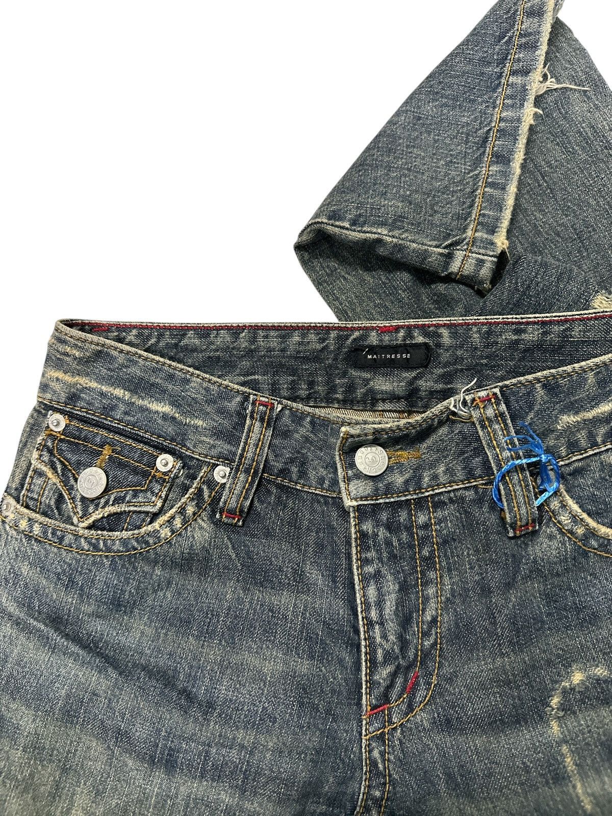 Kapital Flare Bootcut 💥🎌 Matresse Sheats Jeans Size US 31 - 5 Thumbnail