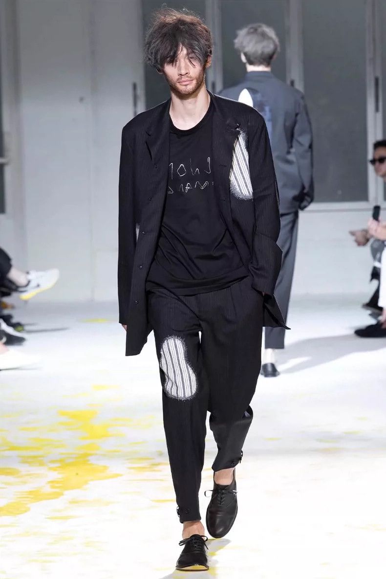 Yohji Yamamoto Yohji Yamamoto Silver foil tee short sleeve Size US L / EU 52-54 / 3 - 4 Thumbnail