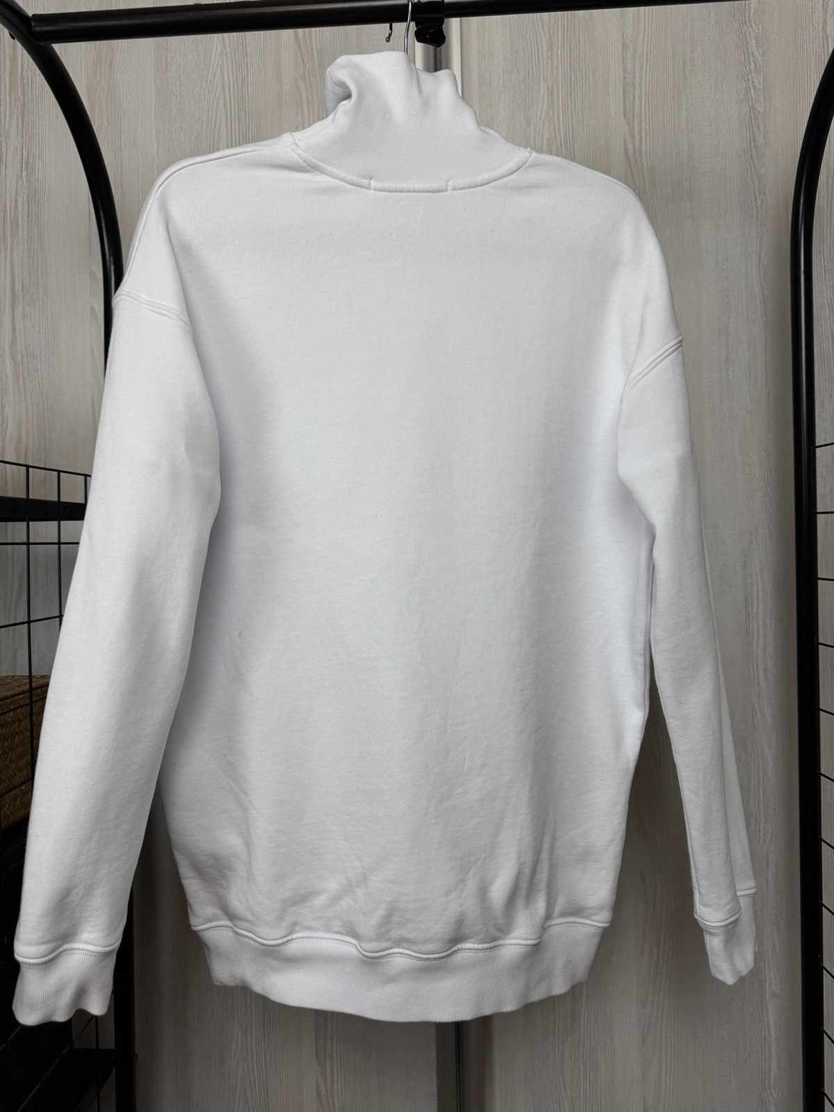 MSGM MSGM Milano white center logo turtleneck sweatshirt Size XS / US 0-2 / IT 36-38 - 8 Thumbnail