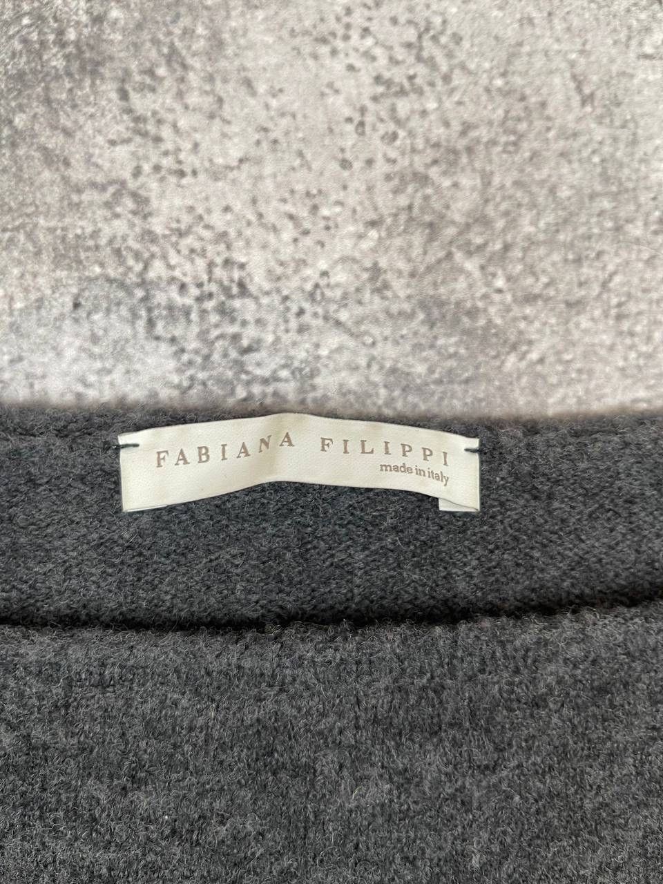 Fabiana Filippi Fabiana Filippi Women Wool Sweater Grey Knit Jumper Size M Size M / US 6-8 / IT 42-44 - 3 Thumbnail