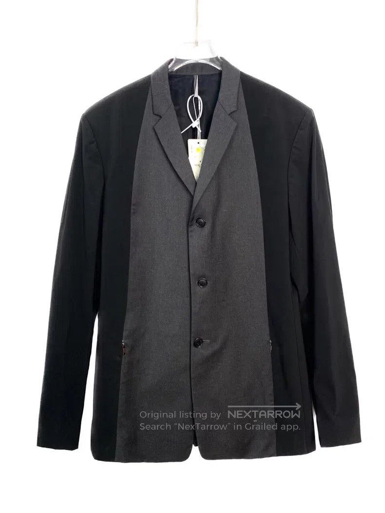 Dior Dior Black and gray colour-blocked wool lapel suit jacket Size US L / EU 52-54 / 3 - 1 Thumbnail