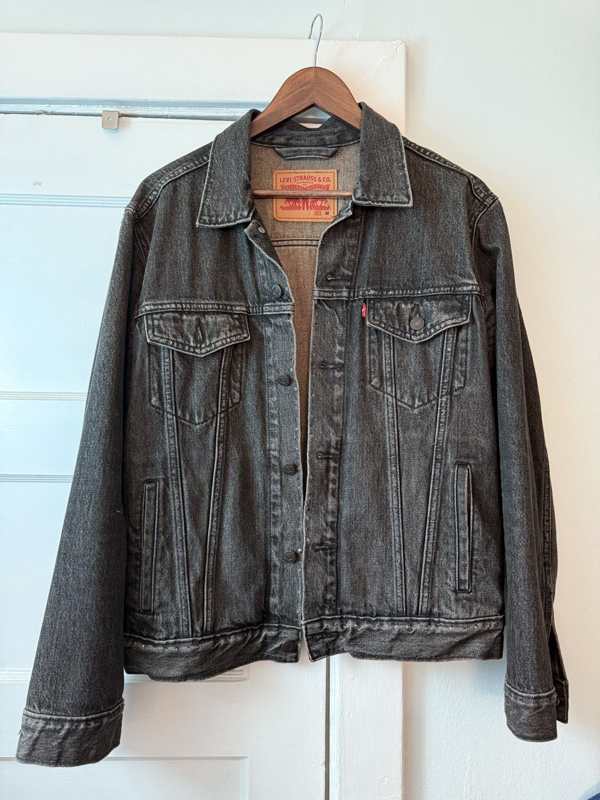 Washed Black Sample Type III Denim Jacket