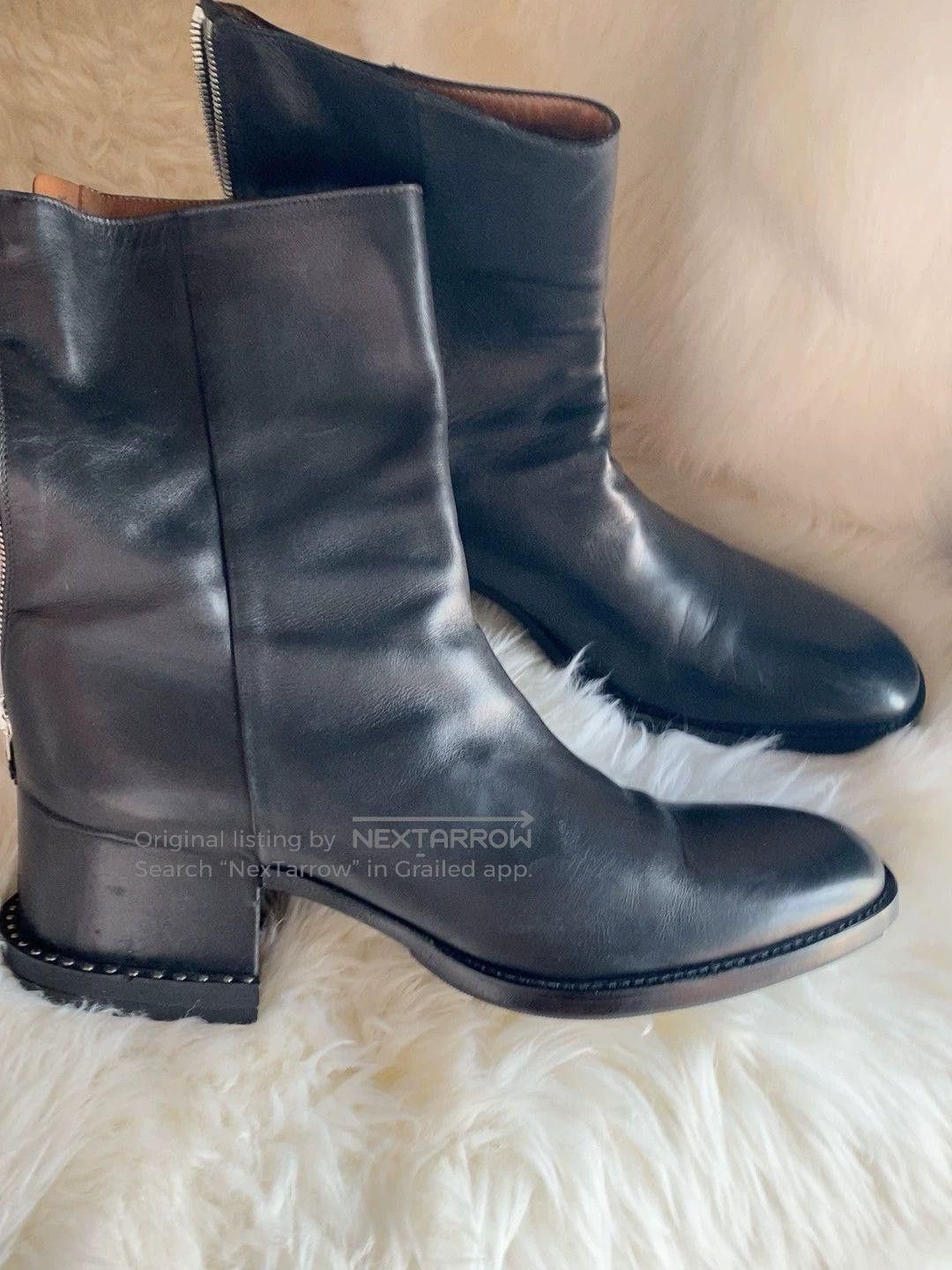 Givenchy Givenchy Black Sheepskin Men's Boots. Size US 9 / EU 42 - 2 Thumbnail