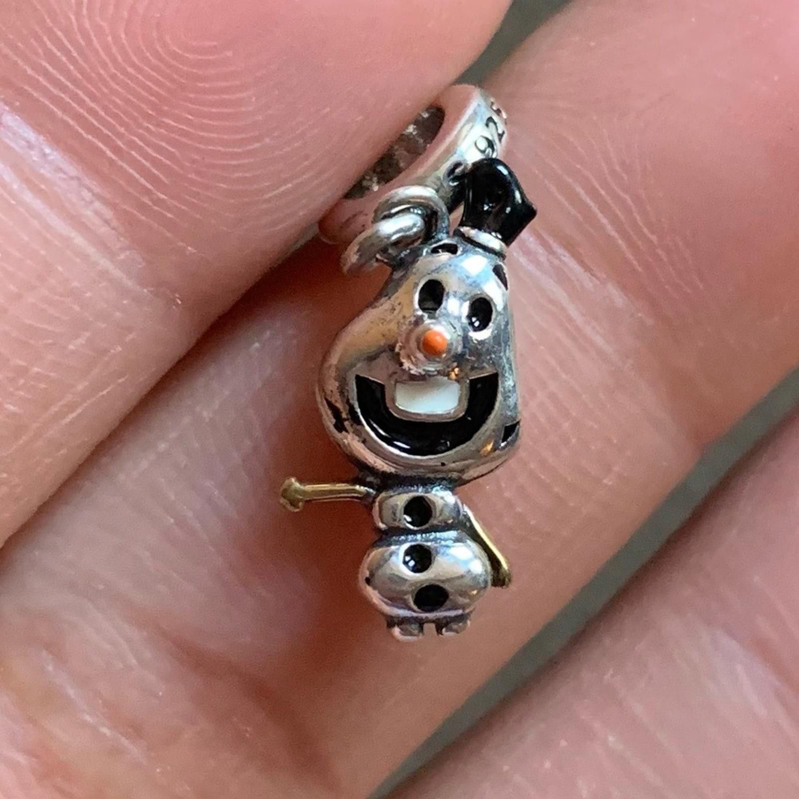 Other NWOT Frozen Olaf Snowman Dangle Charm Sterling Silver 925 Size ONE SIZE - 9 Thumbnail