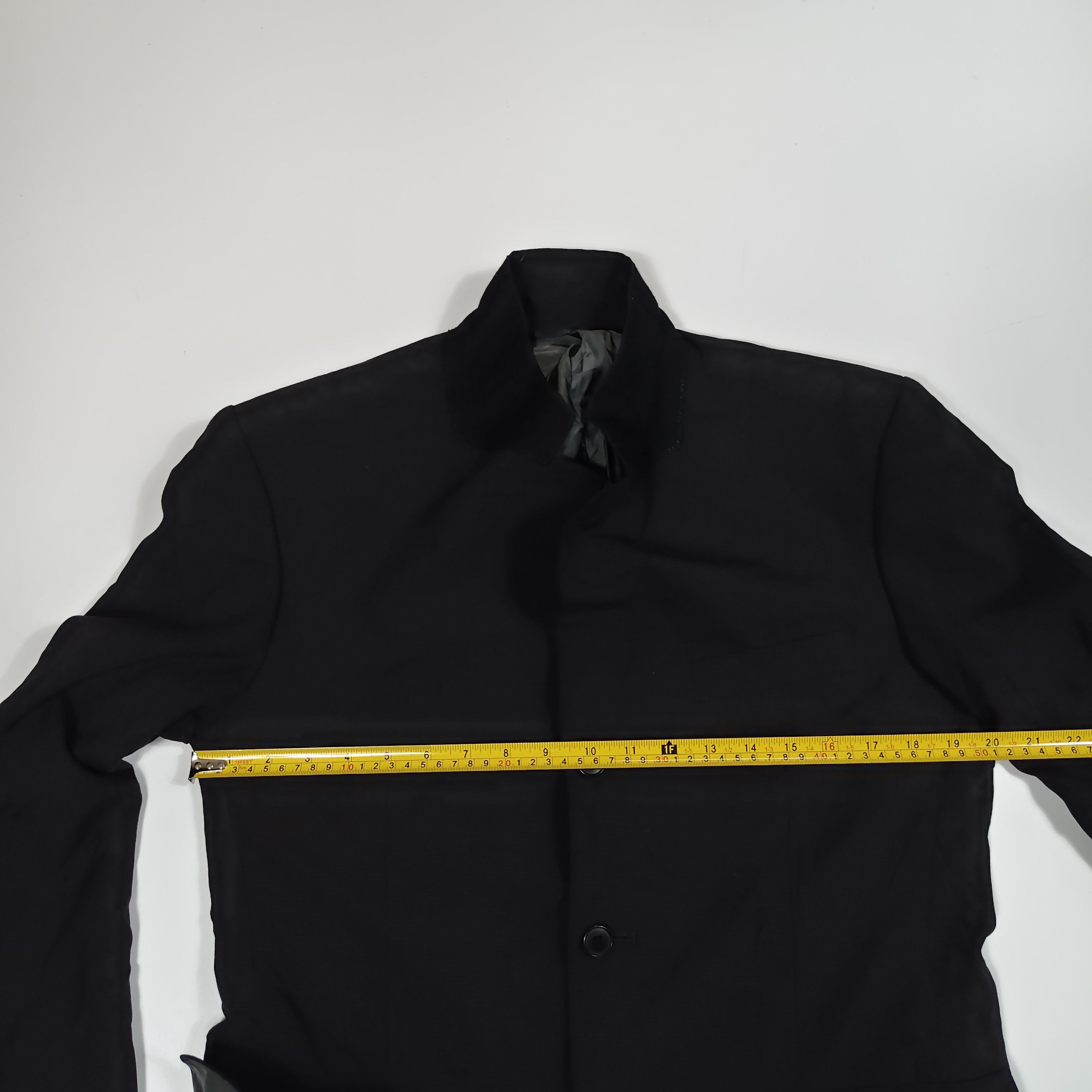 Yohji Yamamoto AW2007 Yohji Yamamoto A.A.R Stand Collar Wool Blazer #A Size US M / EU 48-50 / 2 - 12 Thumbnail