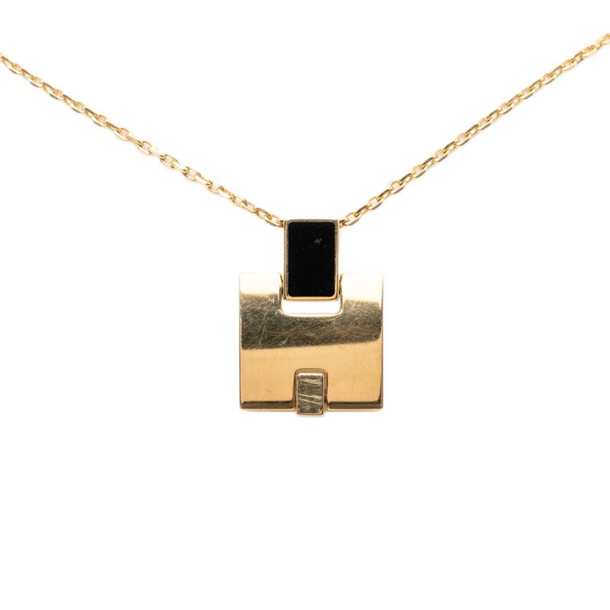 Hermes Hermes Eileen Pendant Necklace, Gold Plated, Women's Size ONE SIZE - 1 Thumbnail
