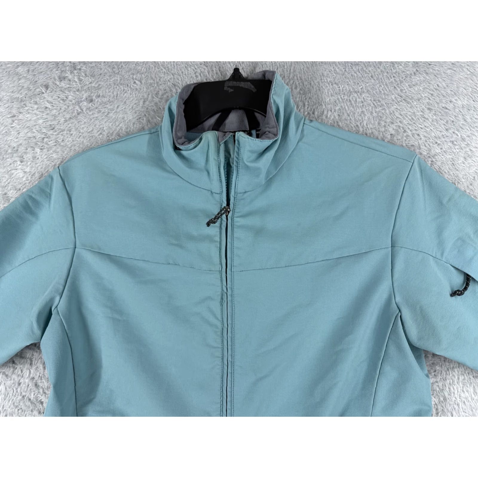 Mountain Hardwear Mountain Hardwear Jacket Womens Medium Blue Full Zip Nylon Blend Mock Neck Jacket Womens Medium Blue Full Zip Nylon Blend Mock Neck Size M / US 6-8 / IT 42-44 - 7 Thumbnail
