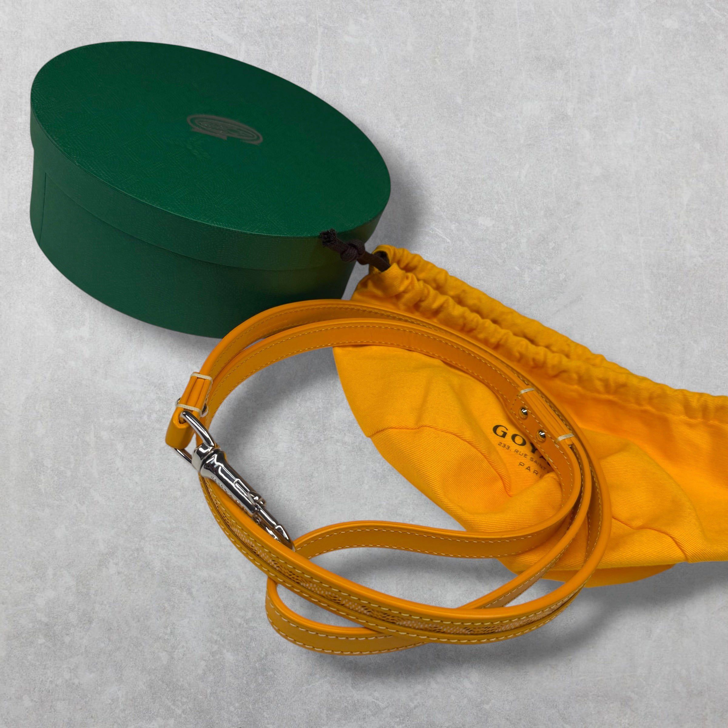 Goyard Goyard Goyardine Edmond Yellow Dog Leash Size ONE SIZE - 3 Thumbnail