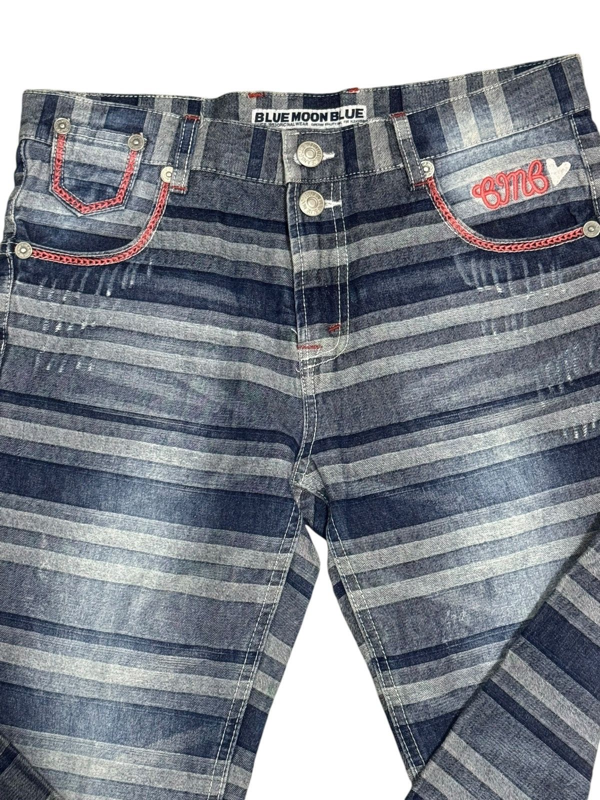 Hysteric Glamour BLUE MOON BLUE FLARE DENIM HYSTERIC GLAMOUR INSPIRED JEANS Size US 30 / EU 46 - 7 Thumbnail