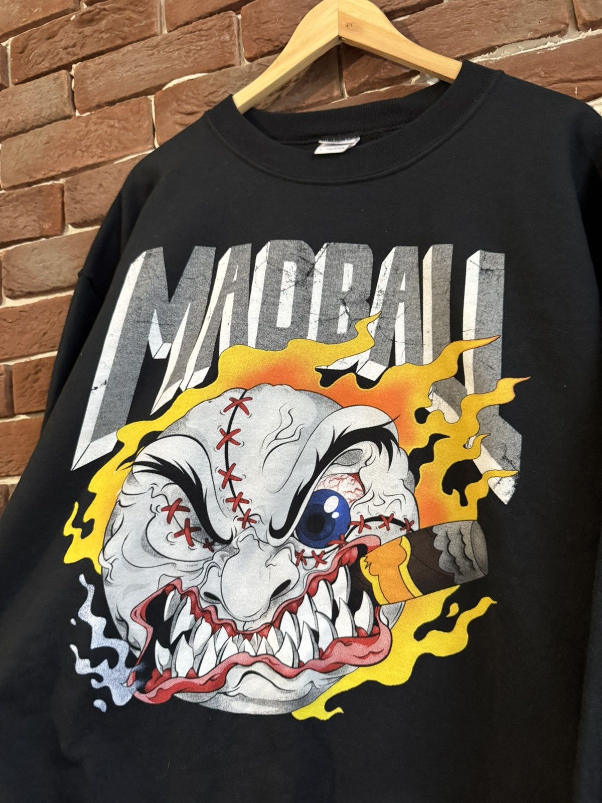 Band Tees Rare Vintage Madball ball of destruction Band Sweatshirt 00s Size US L / EU 52-54 / 3 - 3 Thumbnail