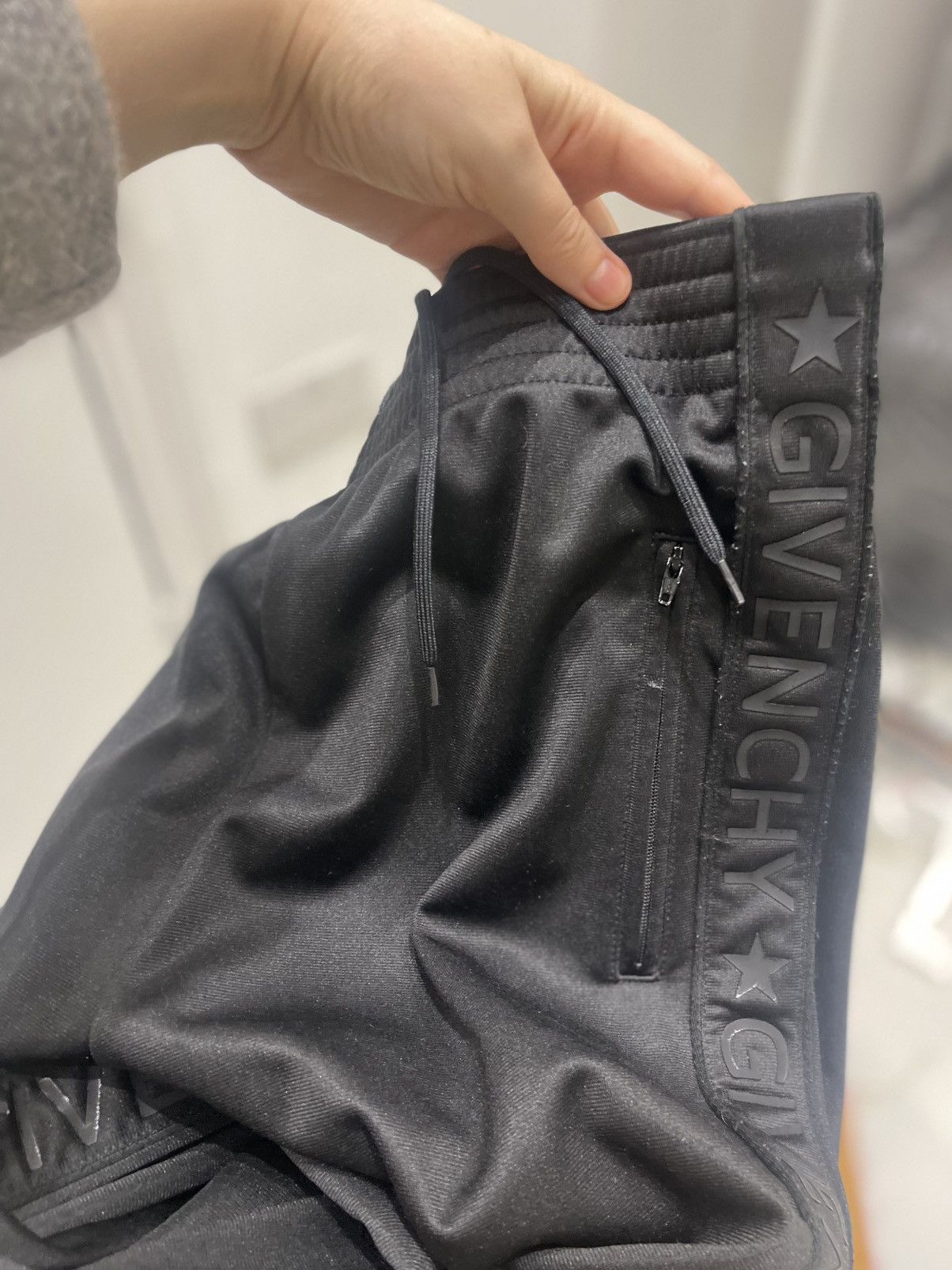 Givenchy Authentic Givenchy Black Logo Sweatpants / Track Pants IT 36 Size 25" / US 0 / IT 36 - 3 Thumbnail